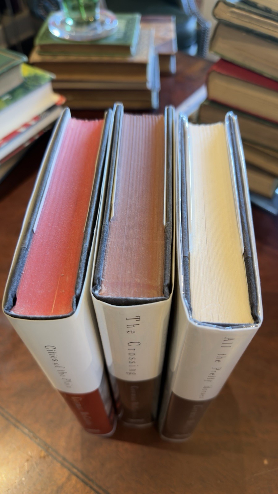 The Border Trilogy by Cormac McCarthy (Complete 1st Edition Hardcover Set Lot)