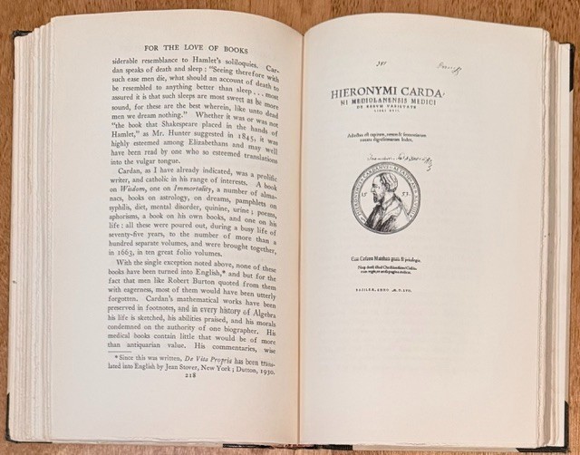 For the Love of Books No 97 of 500 Copies Jordan-Smith 1934 HC Oxford Univ Press