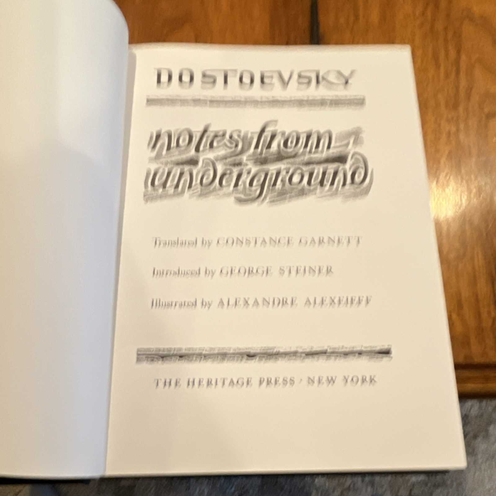 Fyodor Dostoevsky Notes from Underground / The Gambler Illustrated Hardcover