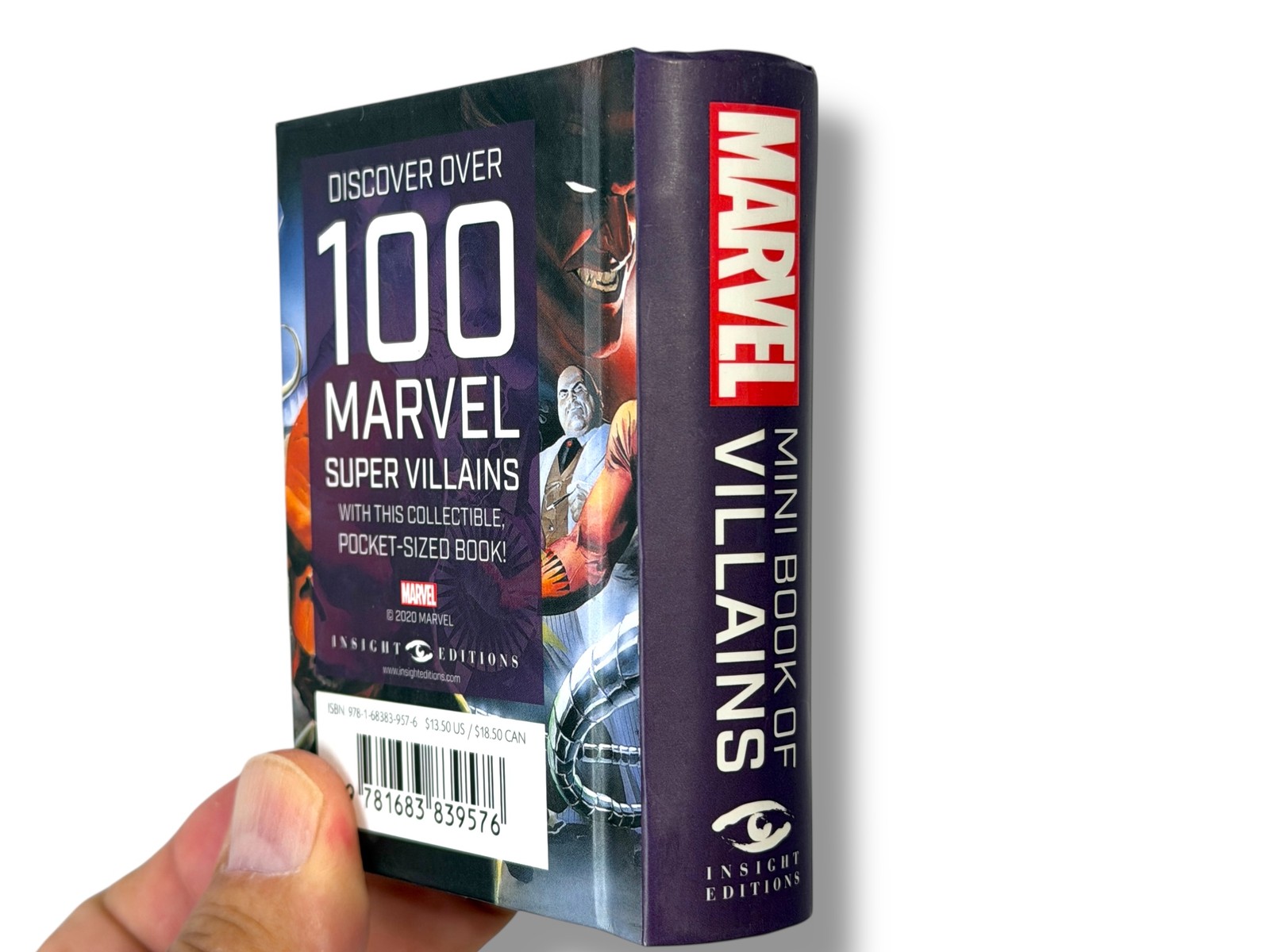 Marvel, Mini Book of Villains Hardcover 304 pages full color