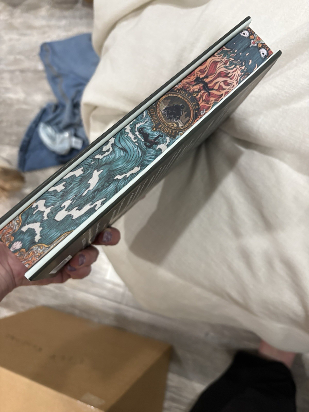 Katabasis Hard Cover Book Sprayed Edges