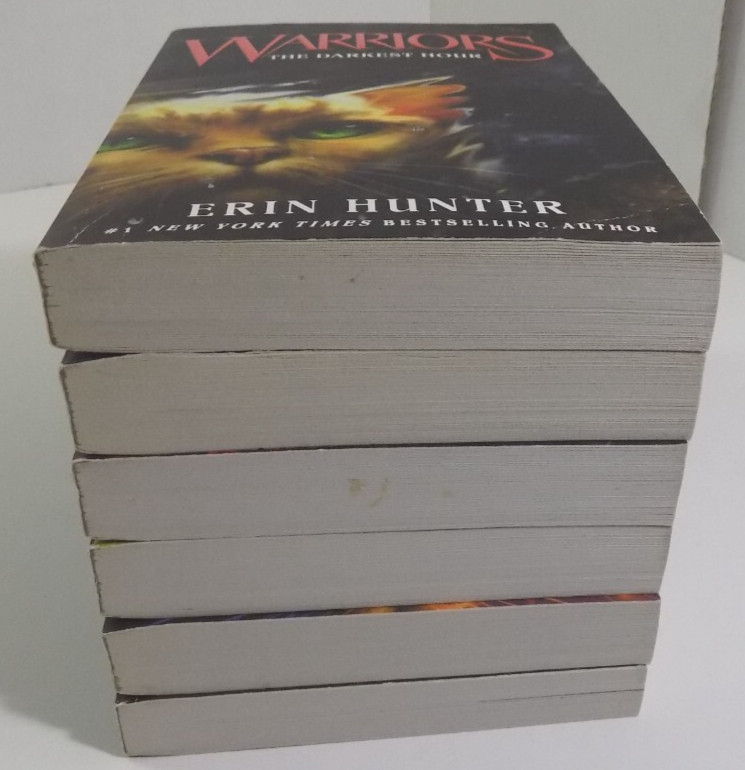Warriors The Prophecies Begin Paperback Books 1-6 ( 1 2 3 4 5 6 ) Erin Hunter