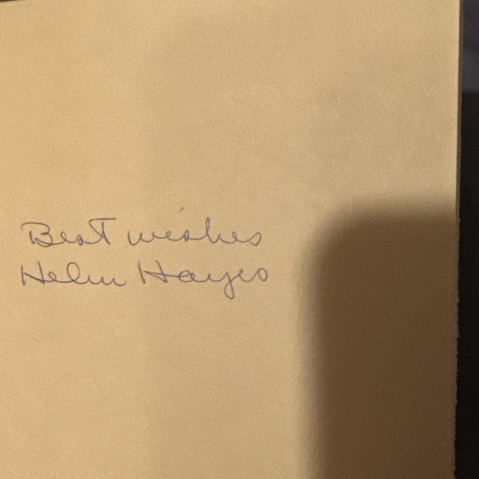 [SIGNED w/ COA] On Reflection | Helen Hayes (1968) Slipcase *NM- – 9.2*