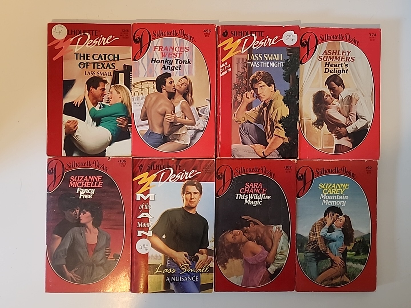 Lot of 100 Harlequin/Silhouette Desire Romance Paperbacks Random Mix Vintage