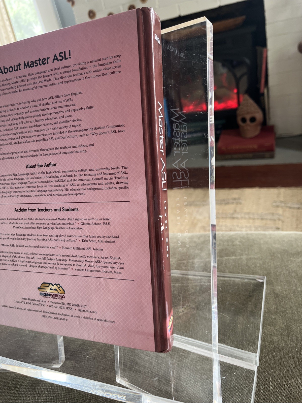 Master ASL – Level One By Jason Zinza HARD COVER