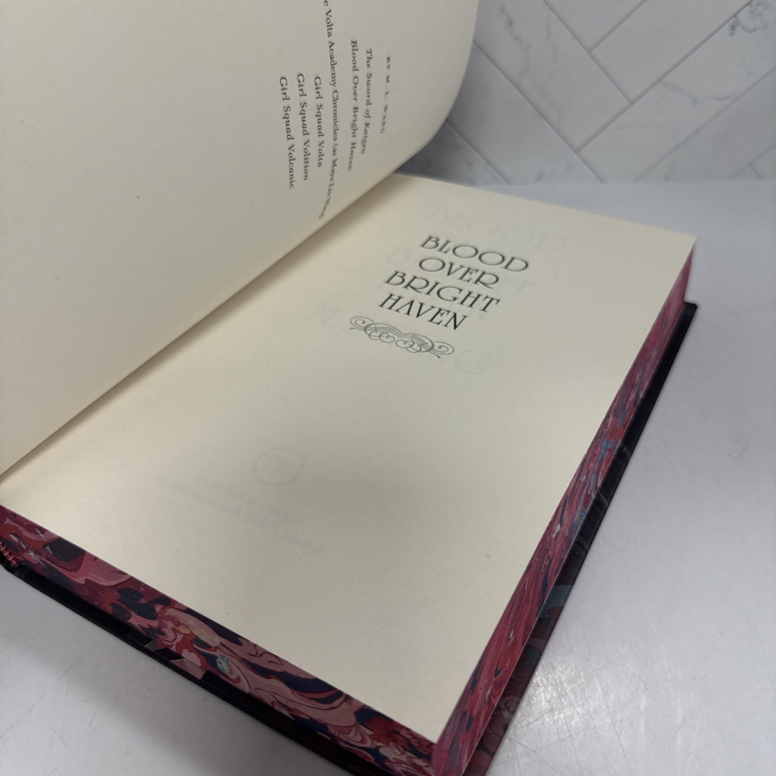 Blood Over Bright Haven by M. L. Wang – BROKEN BINDING UNSIGNED