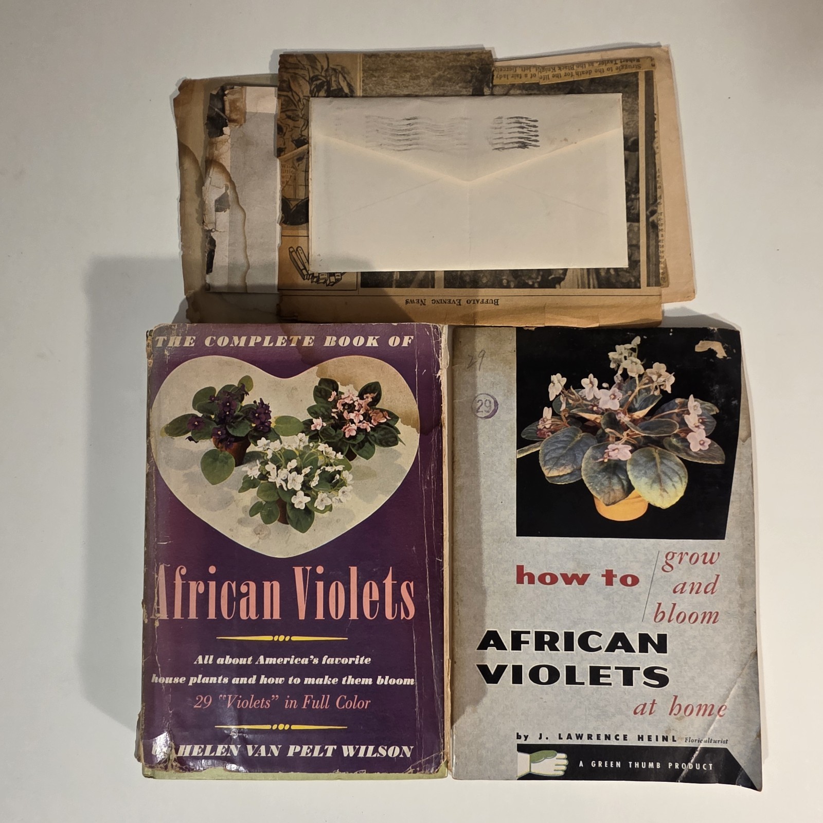 The Complete Book Of African Violets Helen Van Pelt Wilson 1952 3rd HC DJ