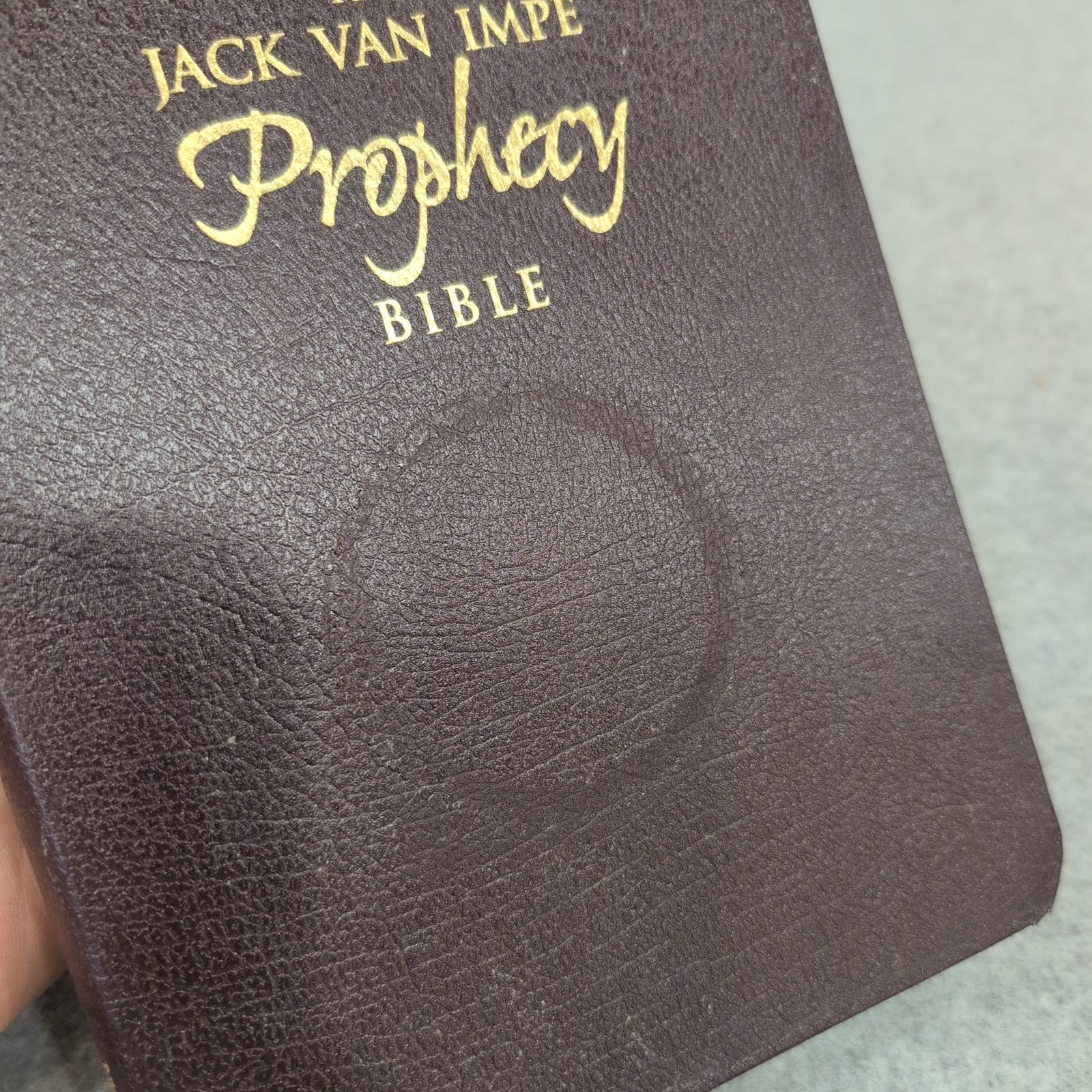 The Jack Van Impe Prophecy Bible KJV New Third Edition Burgundy Bonded Leather