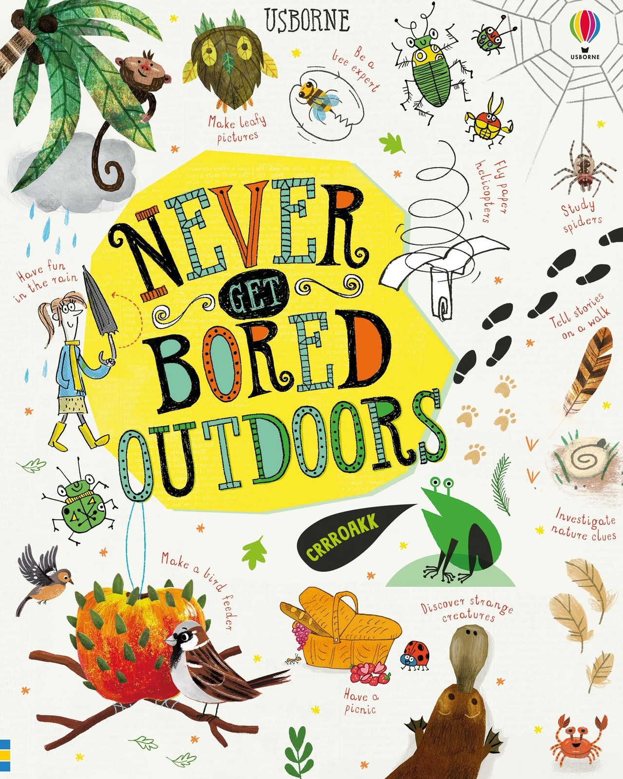 Never Get Bored Outdoors: A Fun Activity Book for Kids (Ages 6-9) About Natu…