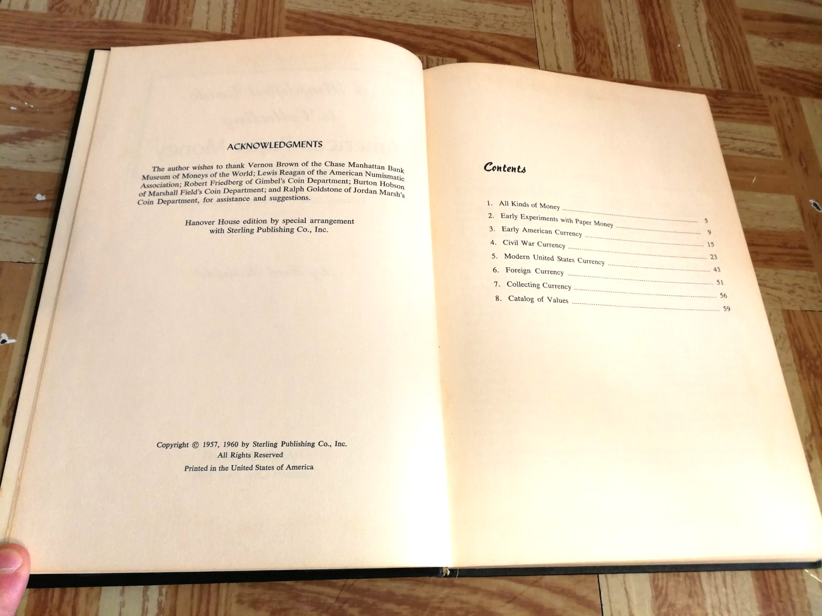 A Simplified Guide To Collecting American Paper Money, Fred Reinfeld 1960 HC Vtg