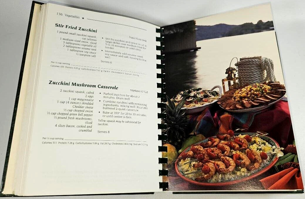 CHANGING THYMES Cookbook Austin Junior Forum 1995 381 pages Spiral Bound