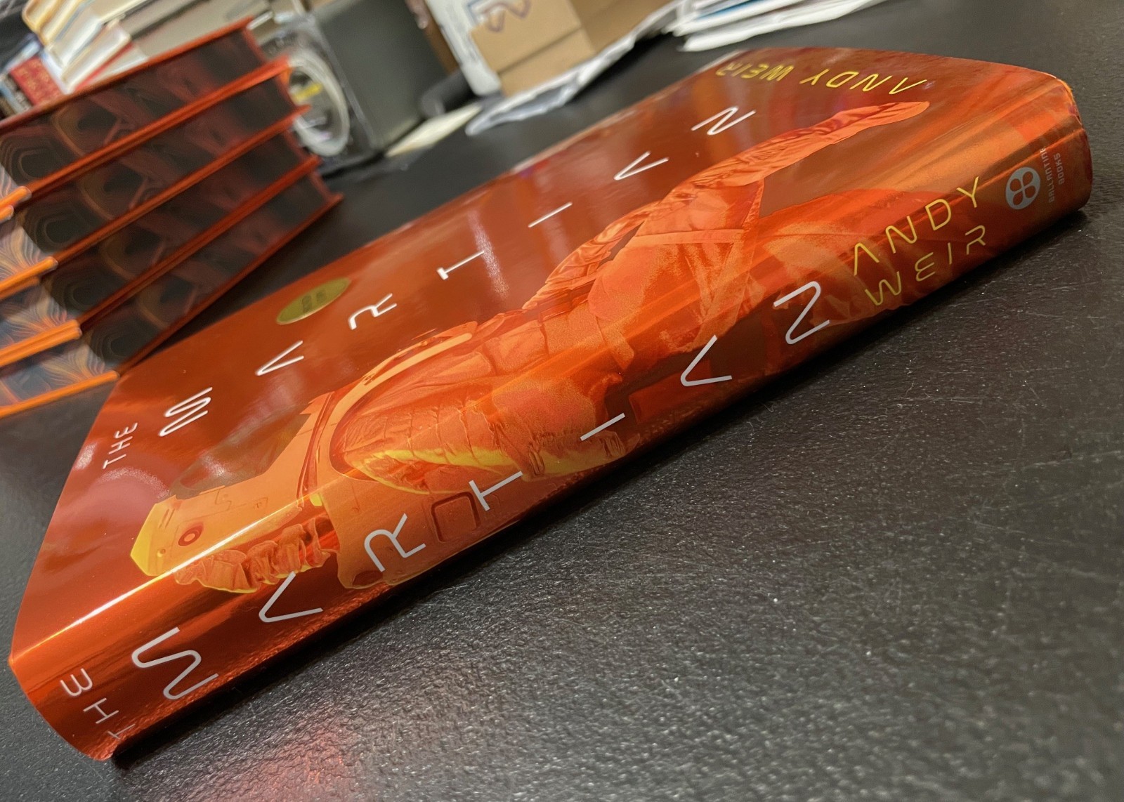 Andy Weir signed THE MARTIAN, deluxe edition, dust jacket cover, 1st/1st