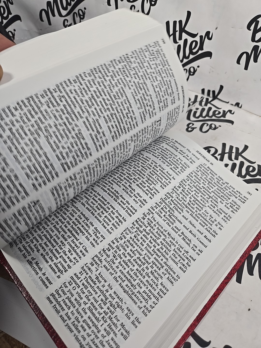 Holy Bible Authorized King James Version by Gideons, Hardcover,