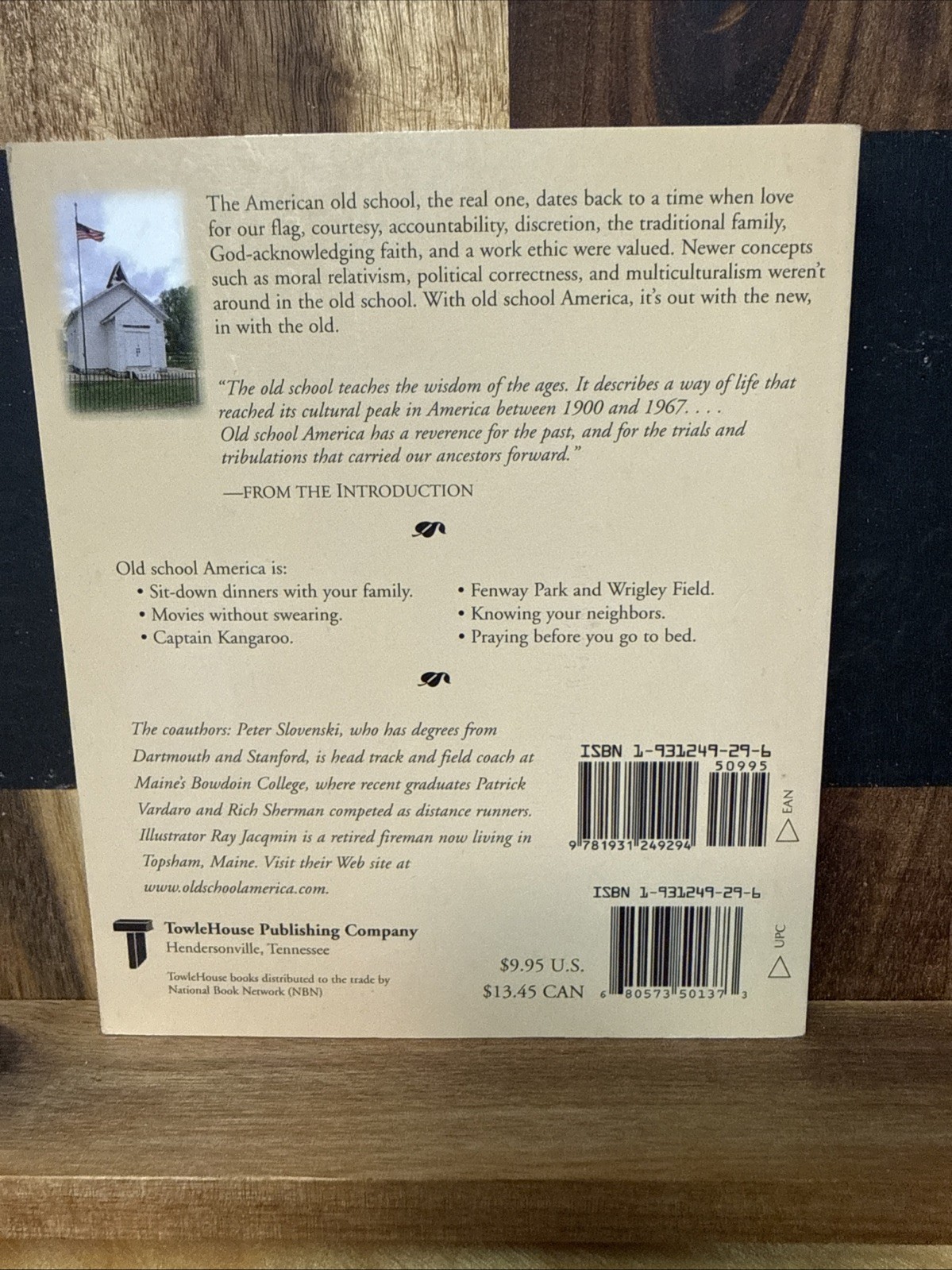 Old School America – TPB 1st Ed *Signed Ray Jacqmin* – Illustrated Americana