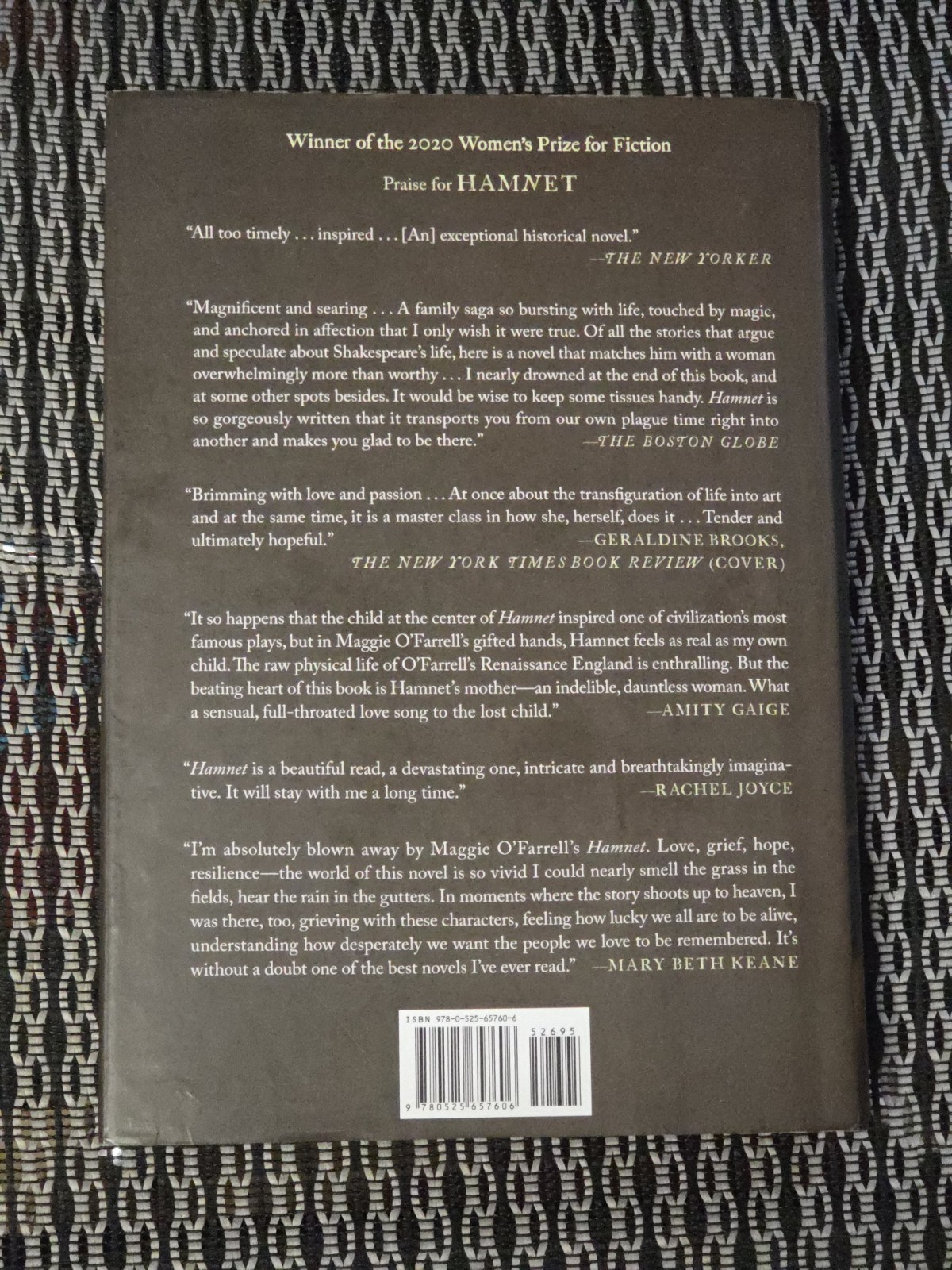Hamnet: A Novel by Maggie O’Farrell (English) Hardcover Book First US Edition