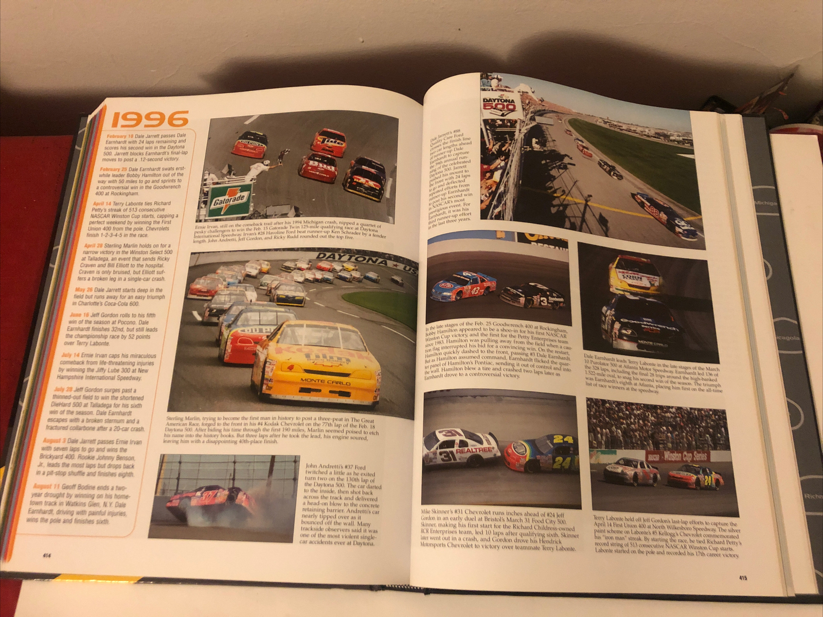NASCAR Chronicle Stock Car Racing 504 Pages Of History Amazing Photos Huge Book