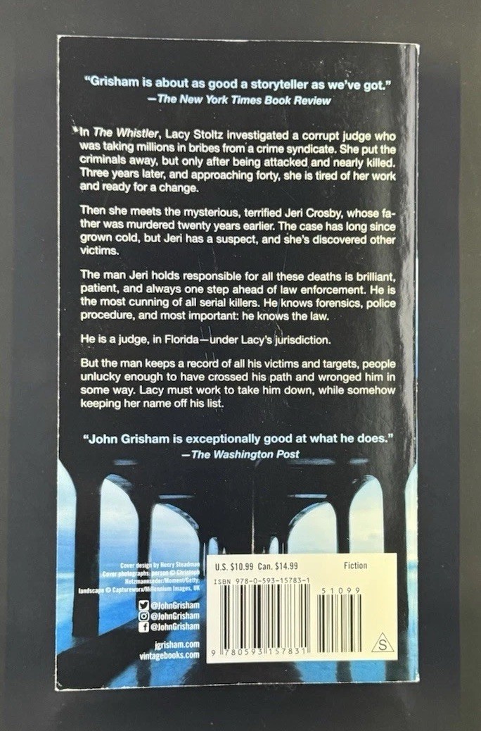Judge’s List : A Novel by John Grisham (2022, Us-Tall Rack Paperback)