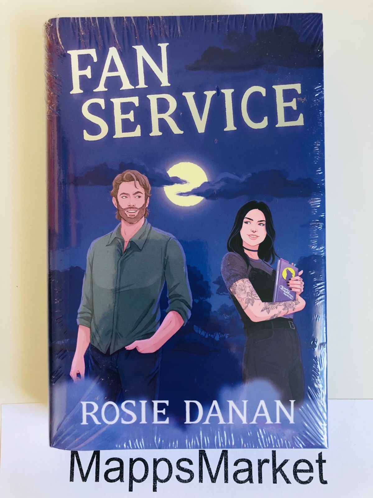 SIGNED Fan Service by Rosie Danan ILLUMICRATE AFTERLIGHT EXCLUSIVE HC Stenciled