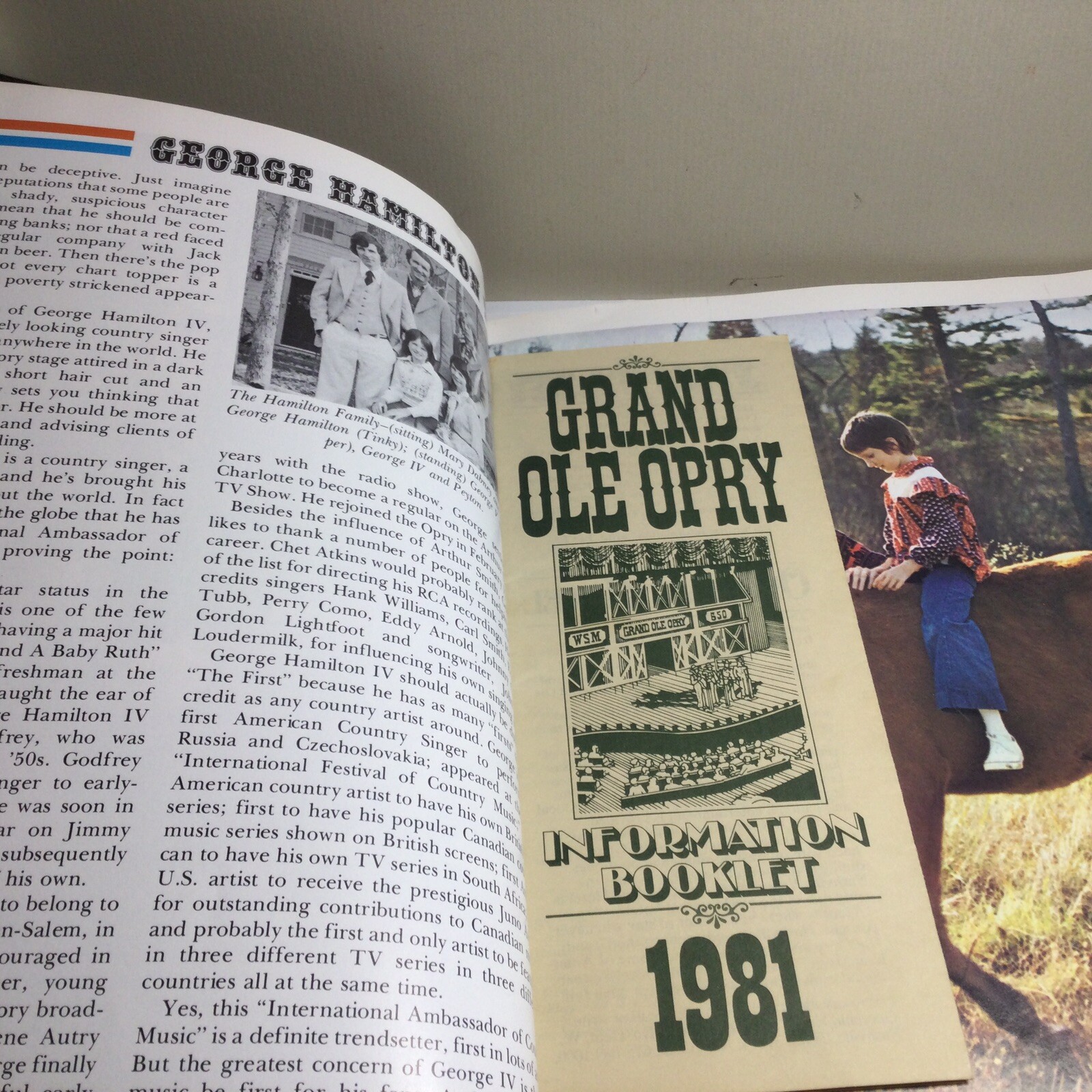 Grand Ole Opry WSM Picture-History Book 50th Anniversary Issue 1976 156 pages