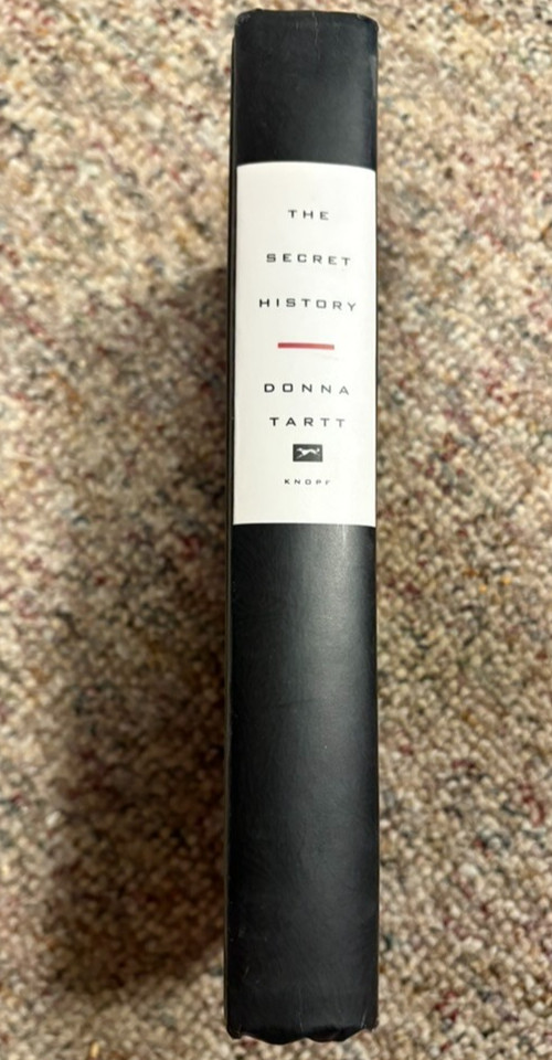The Secret History Donna Tartt 1992 First Edition Hardcover HC No Dust Jacket