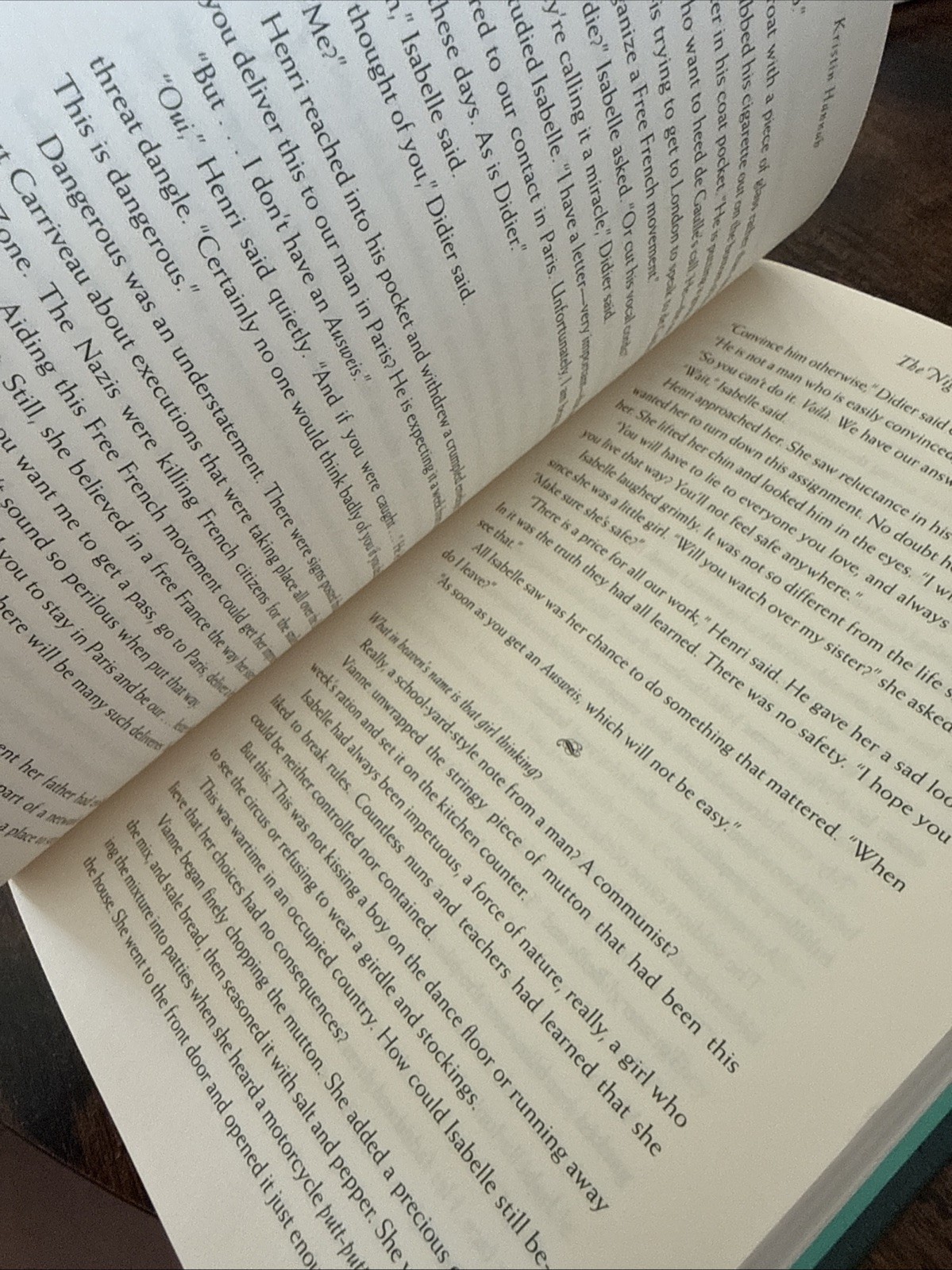 Nightingale : A Novel by Kristin Hannah (2015, Hardcover)