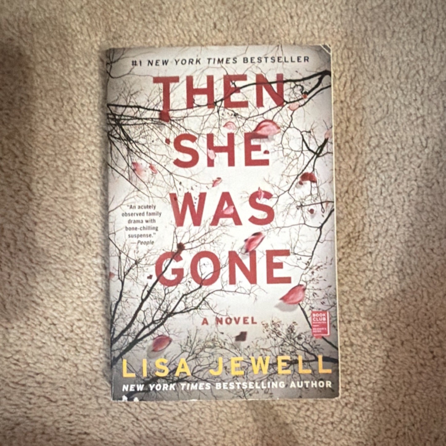 Lisa Jewell Then She Was Gone Paperback Book Club Edition Atria Books 2017
