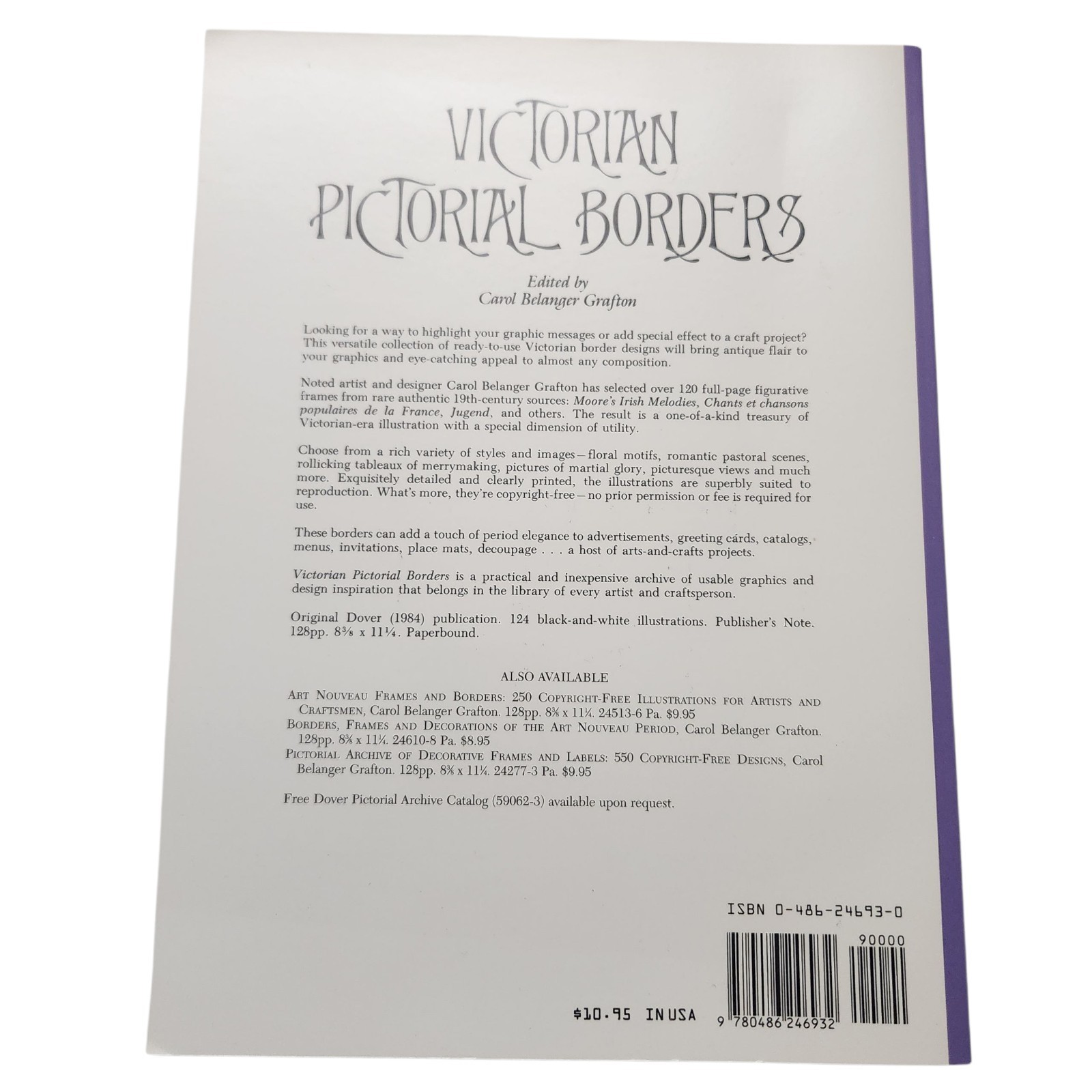 Victorian Pictorial Borders 124 pages Edited by Carol Belanger Grafton 1984