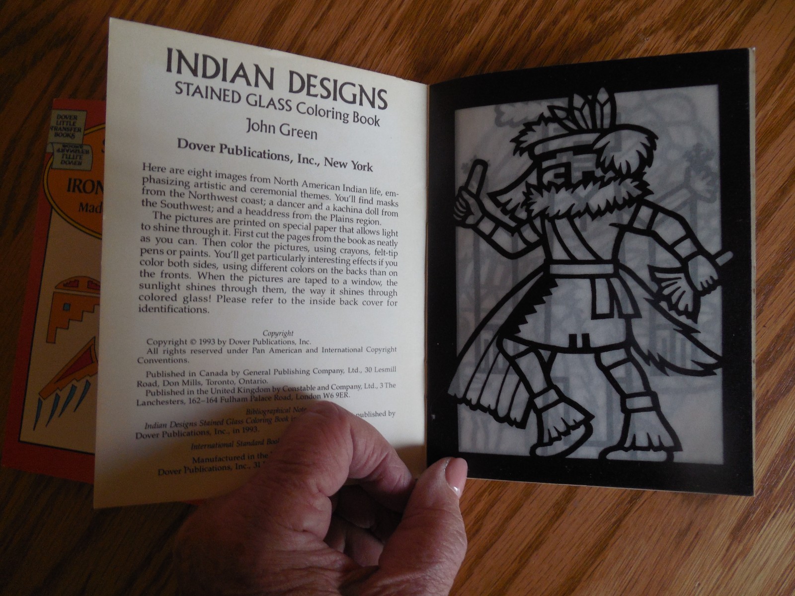 NEW Lot of 2 Dover Little Activity Books: Southwest Indian Iron-On Transfers ++