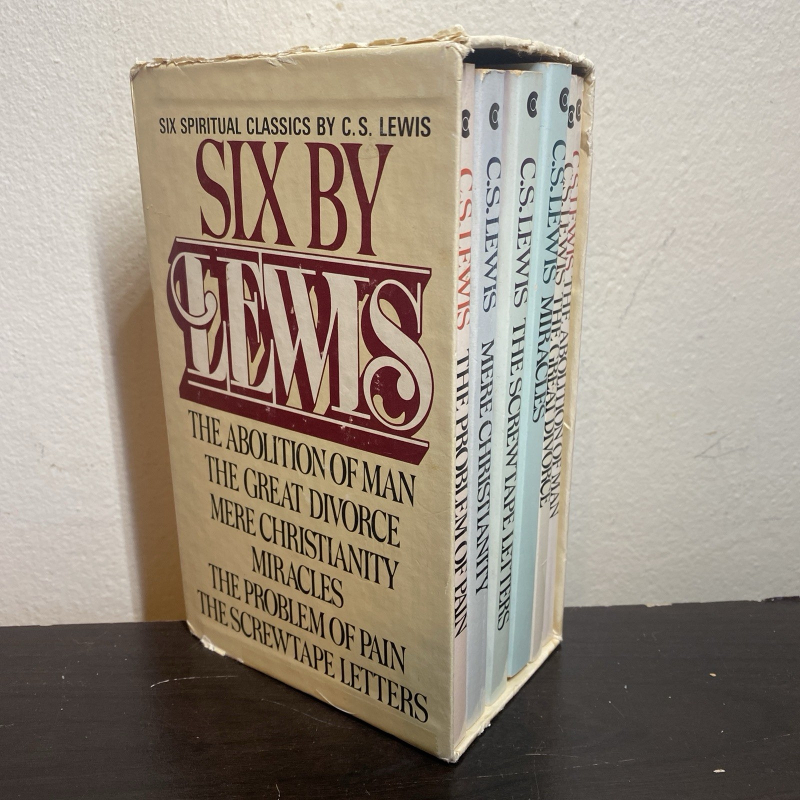 Six by Lewis by C. S. Lewis 6 PB Books BOX SET Spiritual Classics, Christianity