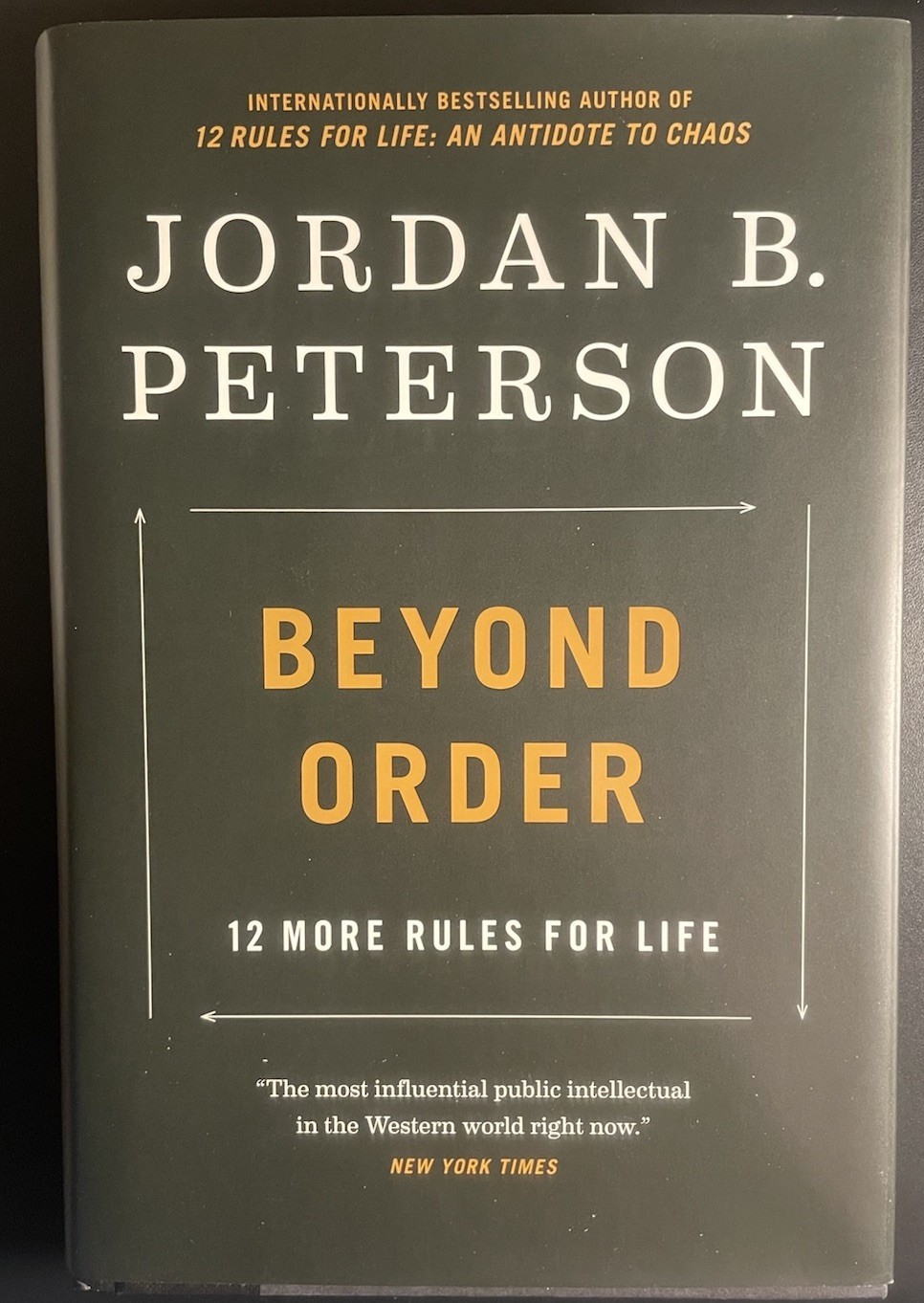 Beyond Order: 12 More Rules for Life Jordan B. Peterson – Signed Edition HC