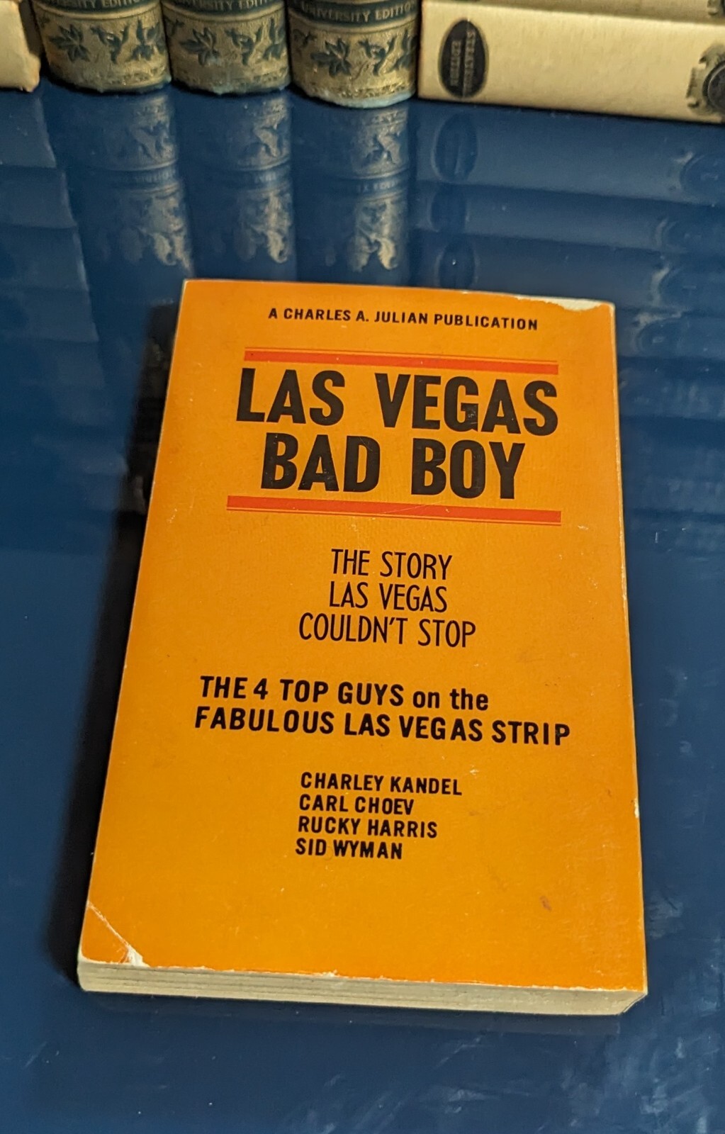 Las Vegas Bad Boy- 1st Edition 1970 – Jim Williams – SCARCE True Crime Gambling