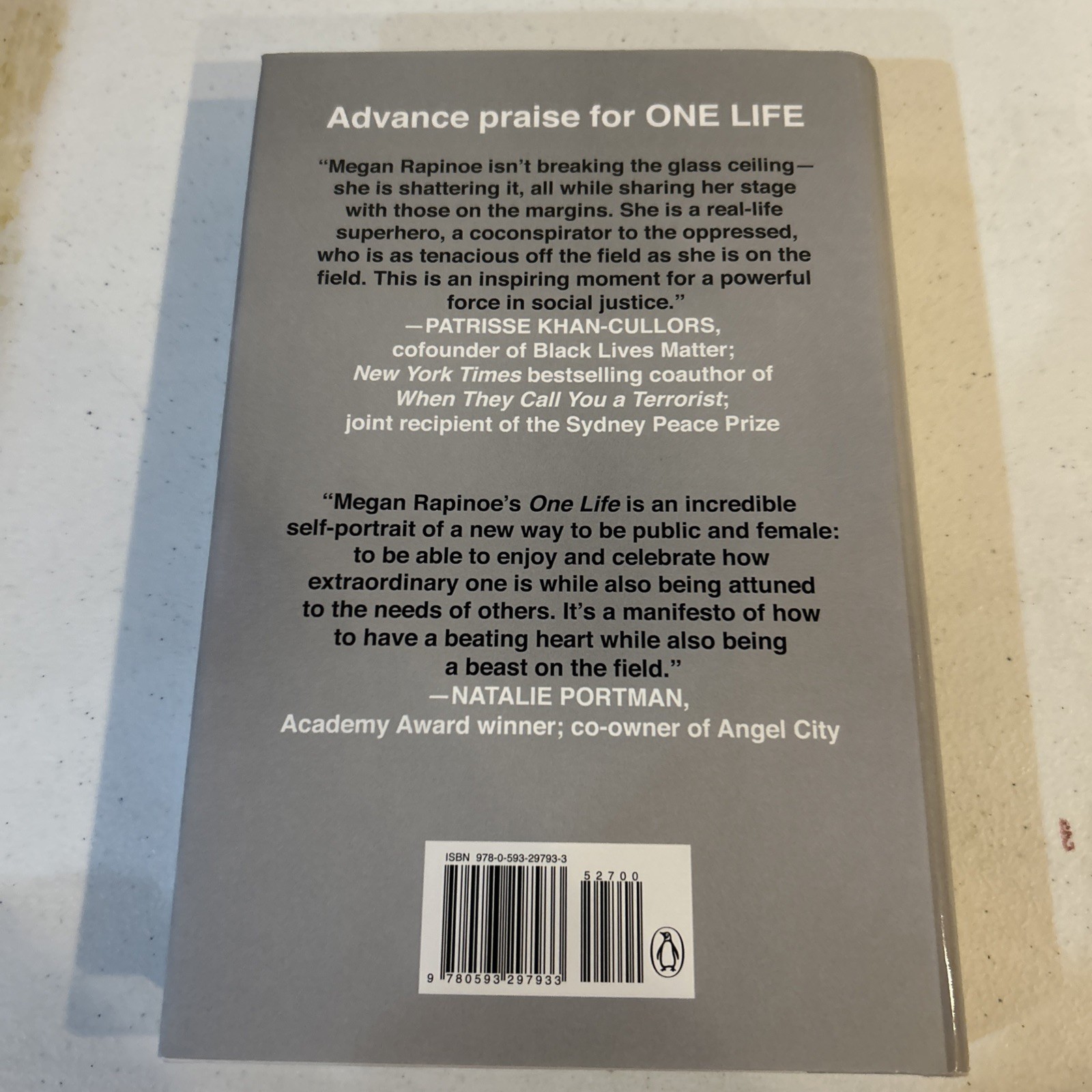 ONE LIFE BY MEGAN RAPINOE HARDCOVER BOOK NOT SIGNED LIKE NEW SOCCER STAR