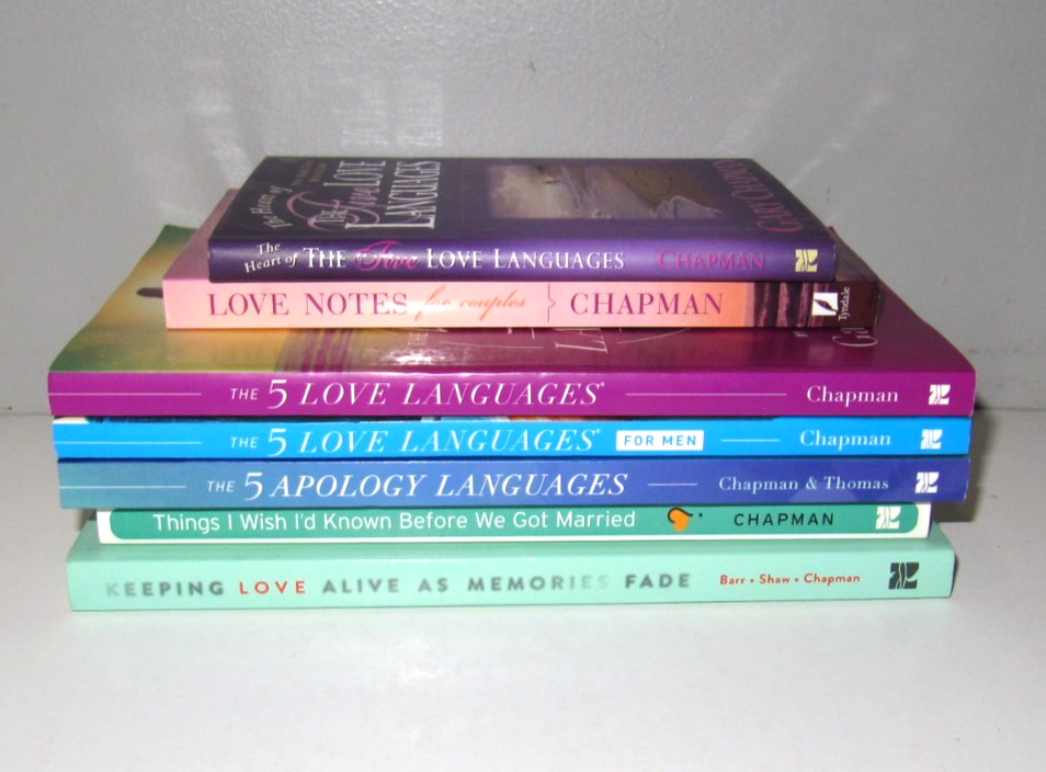 Lot of 7 books by Gary Chapman TPB/HB The Five Love Languages & more
