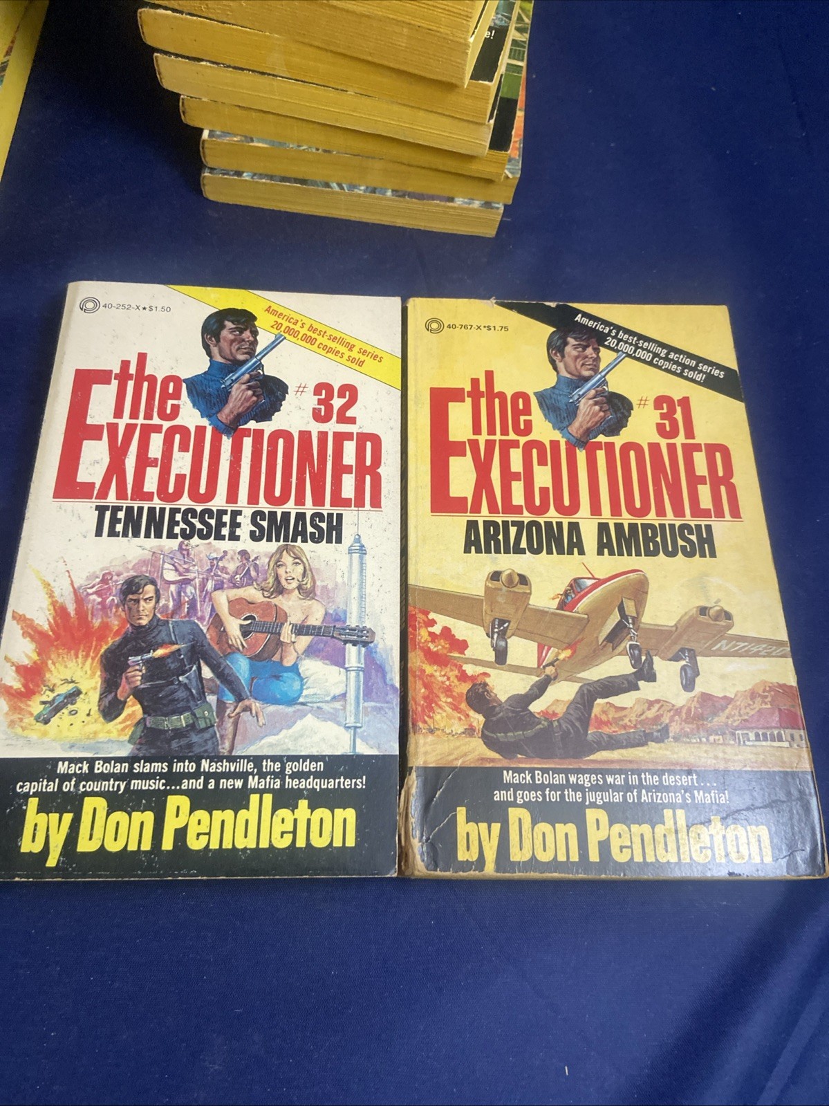 Don Pendleton Mack Bolan/ Executioner Series Lot Of 19 Between 13 – 38 1970s
