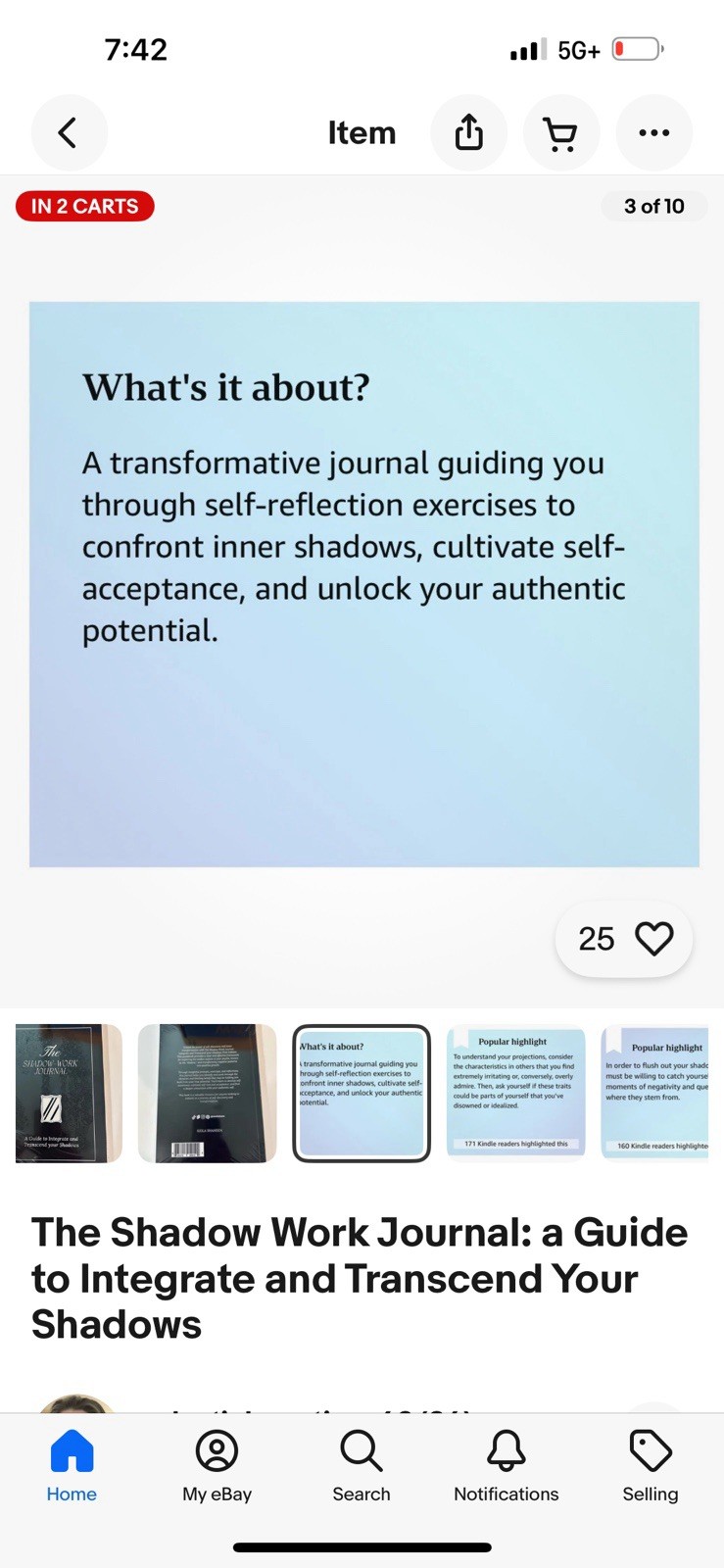 The Shadow Work Journal: THREE BOOKS FOR 13 $