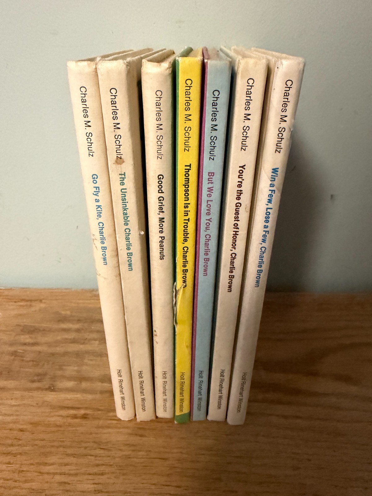 Weekly Reader HC Books Peanuts C. Schulz 1957 1960 1967 1973 1974 LOT 7 Snoopy