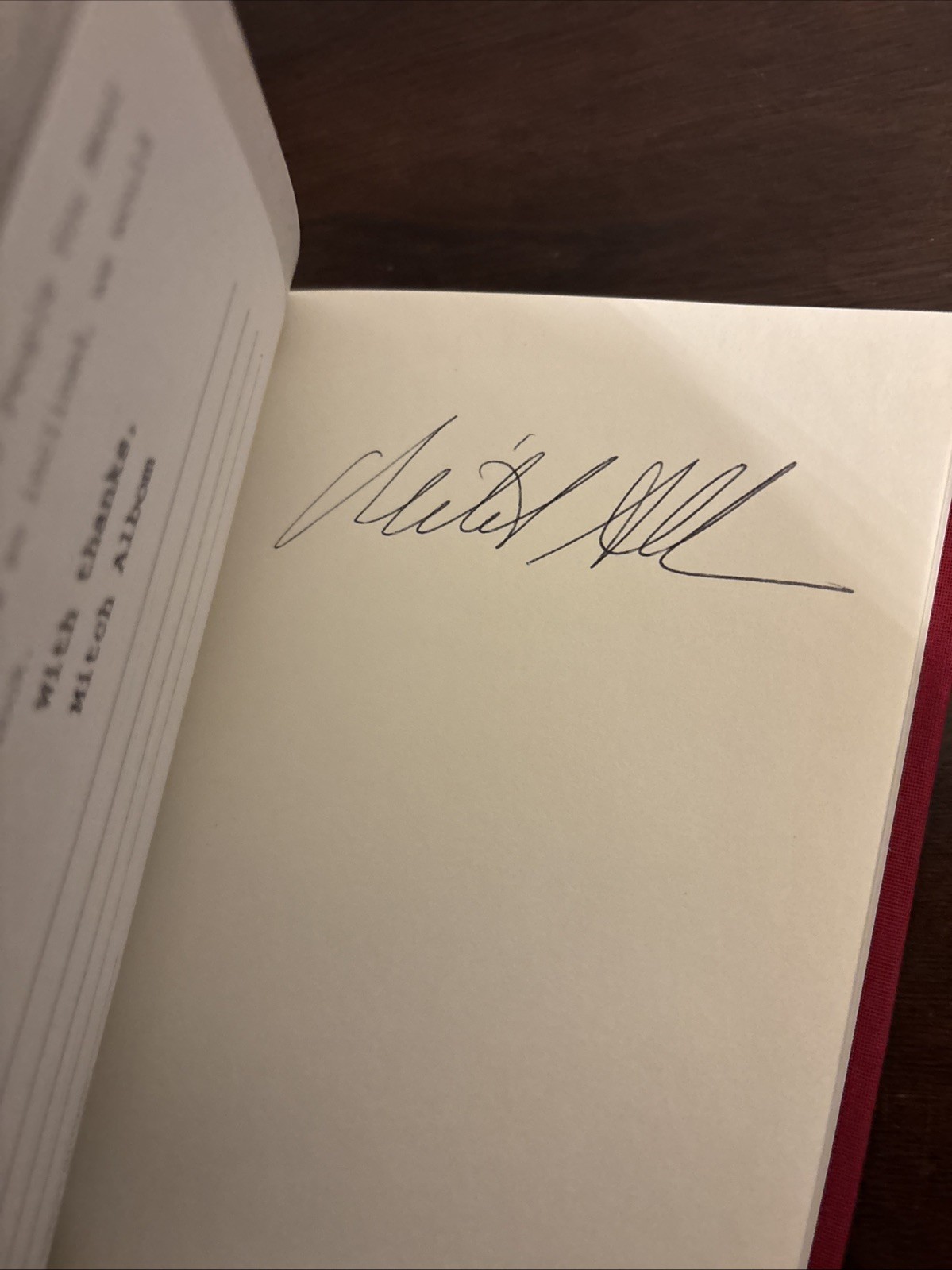 SIGNED Mitch Albom THE FIVE PEOPLE YOU MEET IN HEAVEN 1st Edition 1st Printing