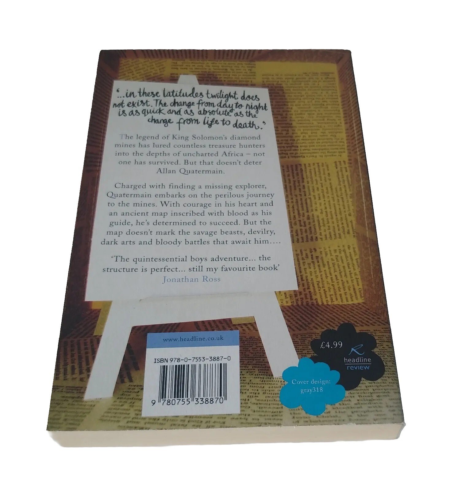 Headline Review Classics Ser.: King Solomon’s Mines by H. Rider Haggard…