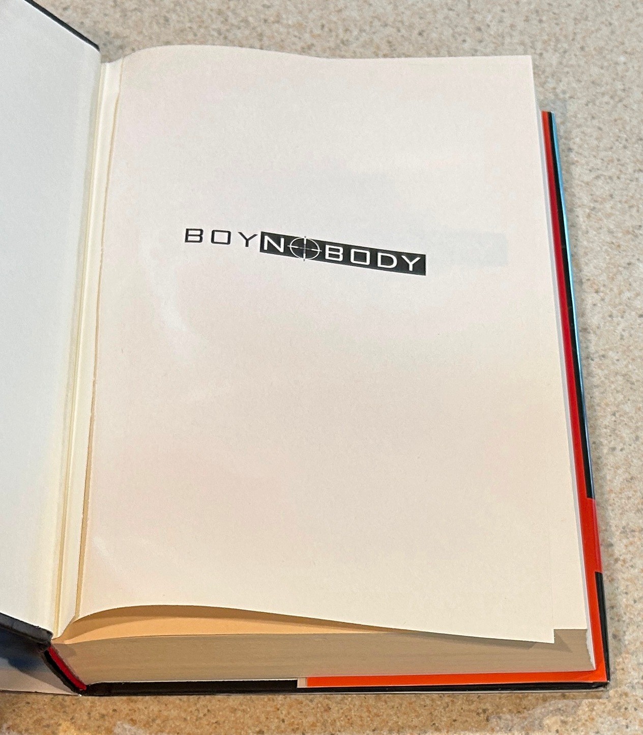 Allen ZADOFF — Boy Nobody (YA Action) — 2013 SIGNED 1st Edition Hardcover