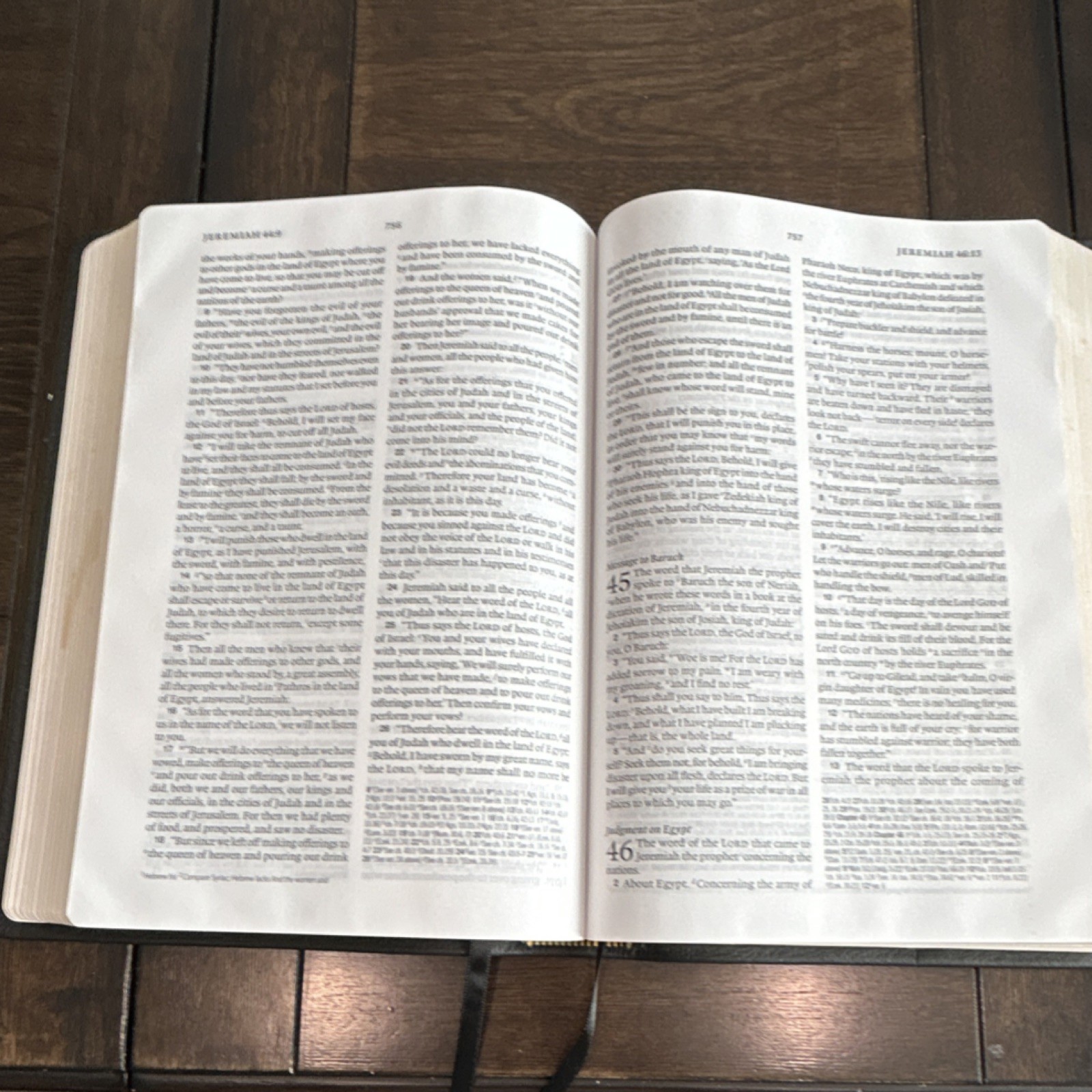 Crossway Holy Bible English Standard Version (ESV) Leather Bound 2016 Inscribed