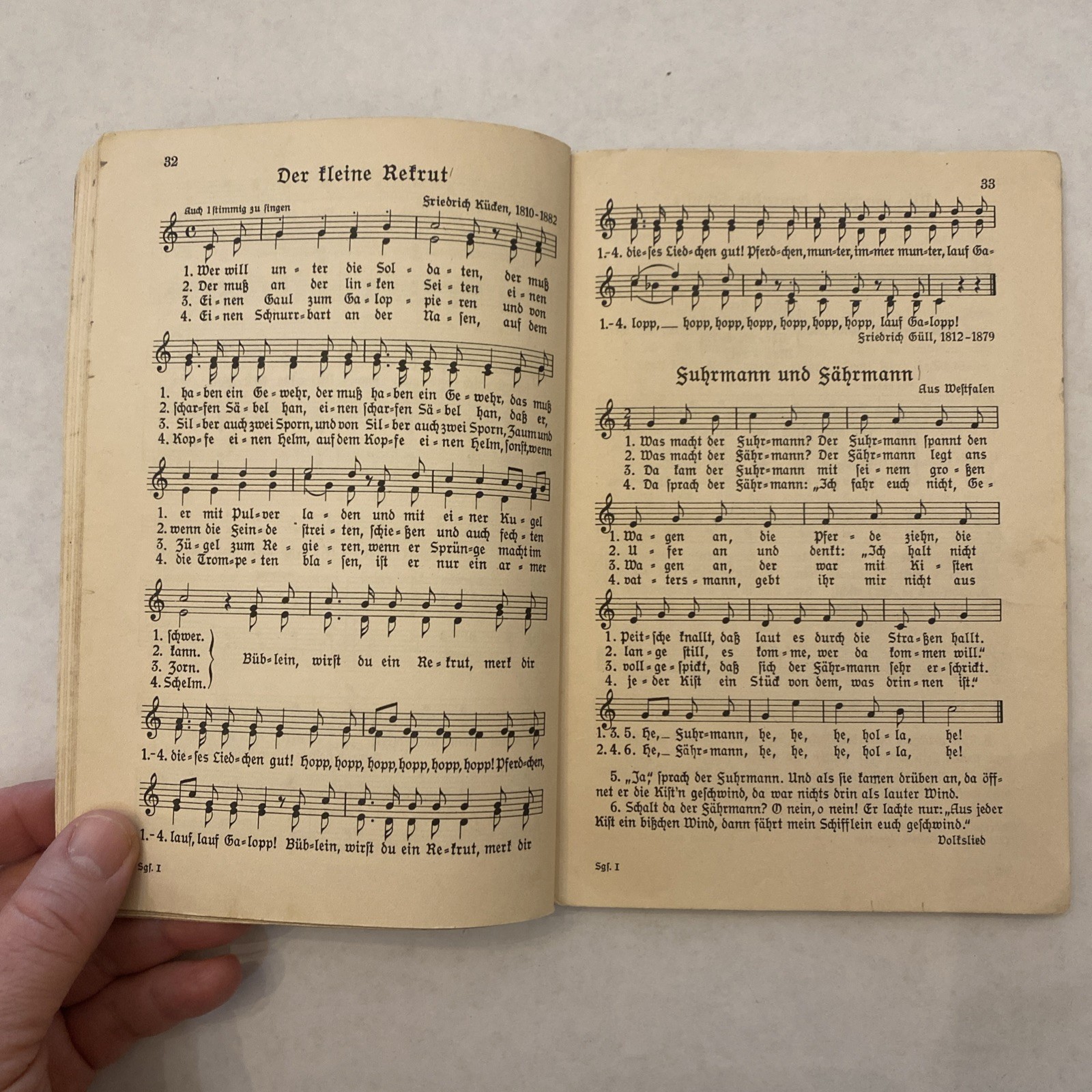 Mein Sanggefell 1935 German Children’s book of songs pre WWII