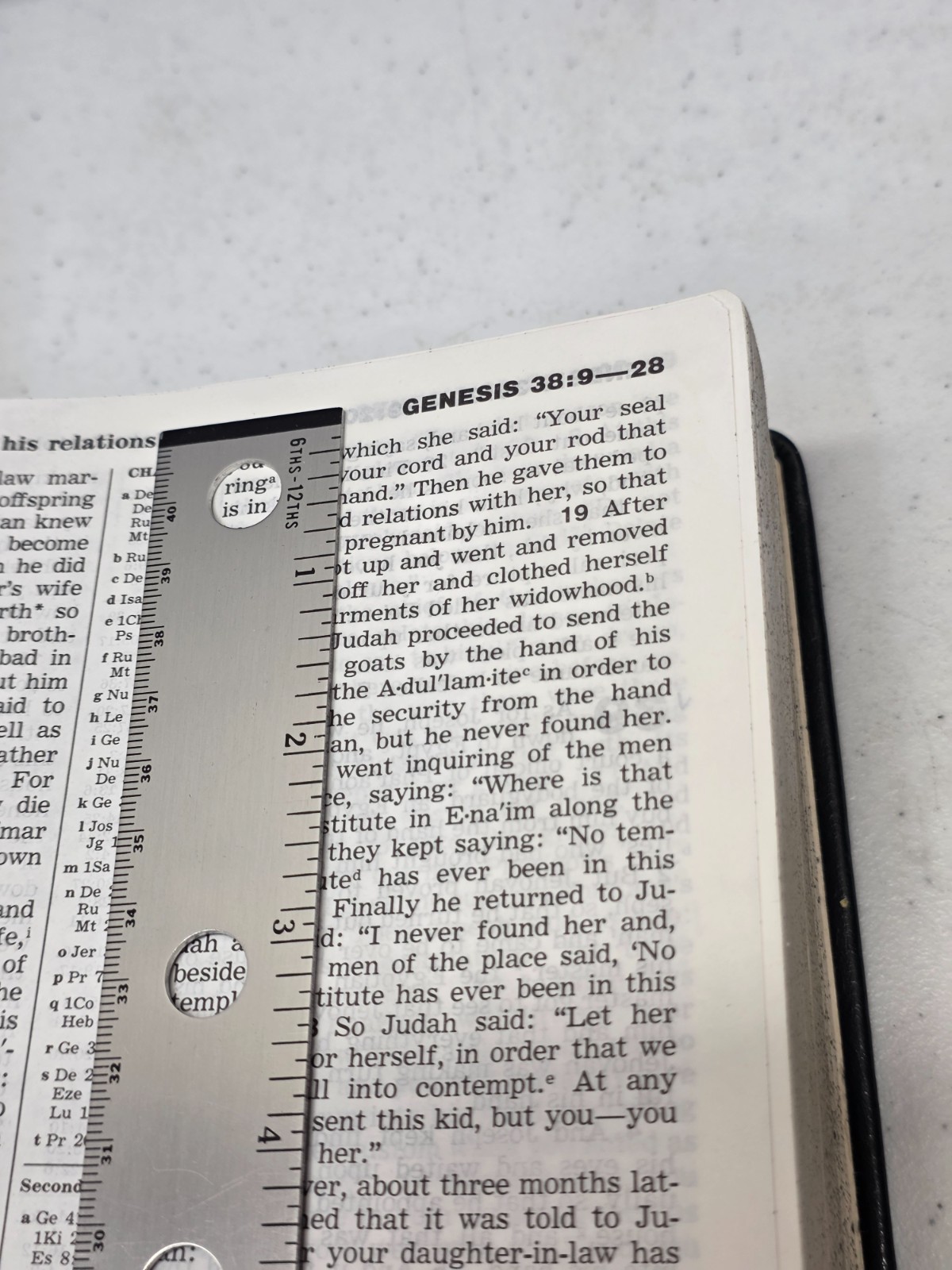 VTG Black Leather (?) New World Translation Of The Holy Scriptures 1984
