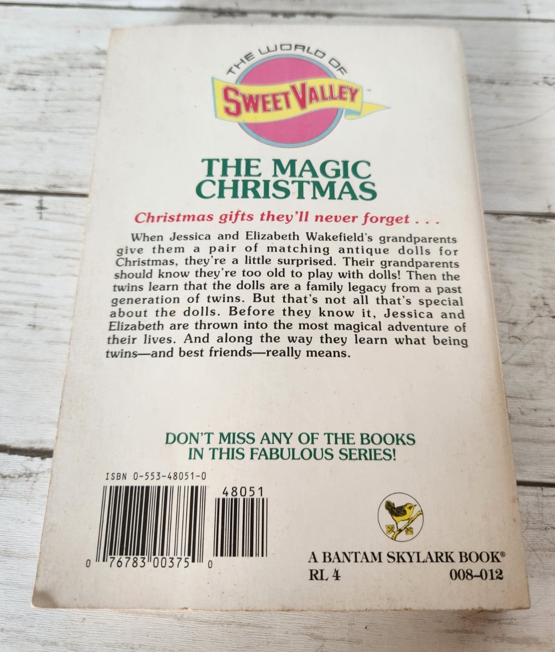 1990’s Sweet Valley Twins Books BUILD YOUR COLLECTION Francine Pascal Paperback