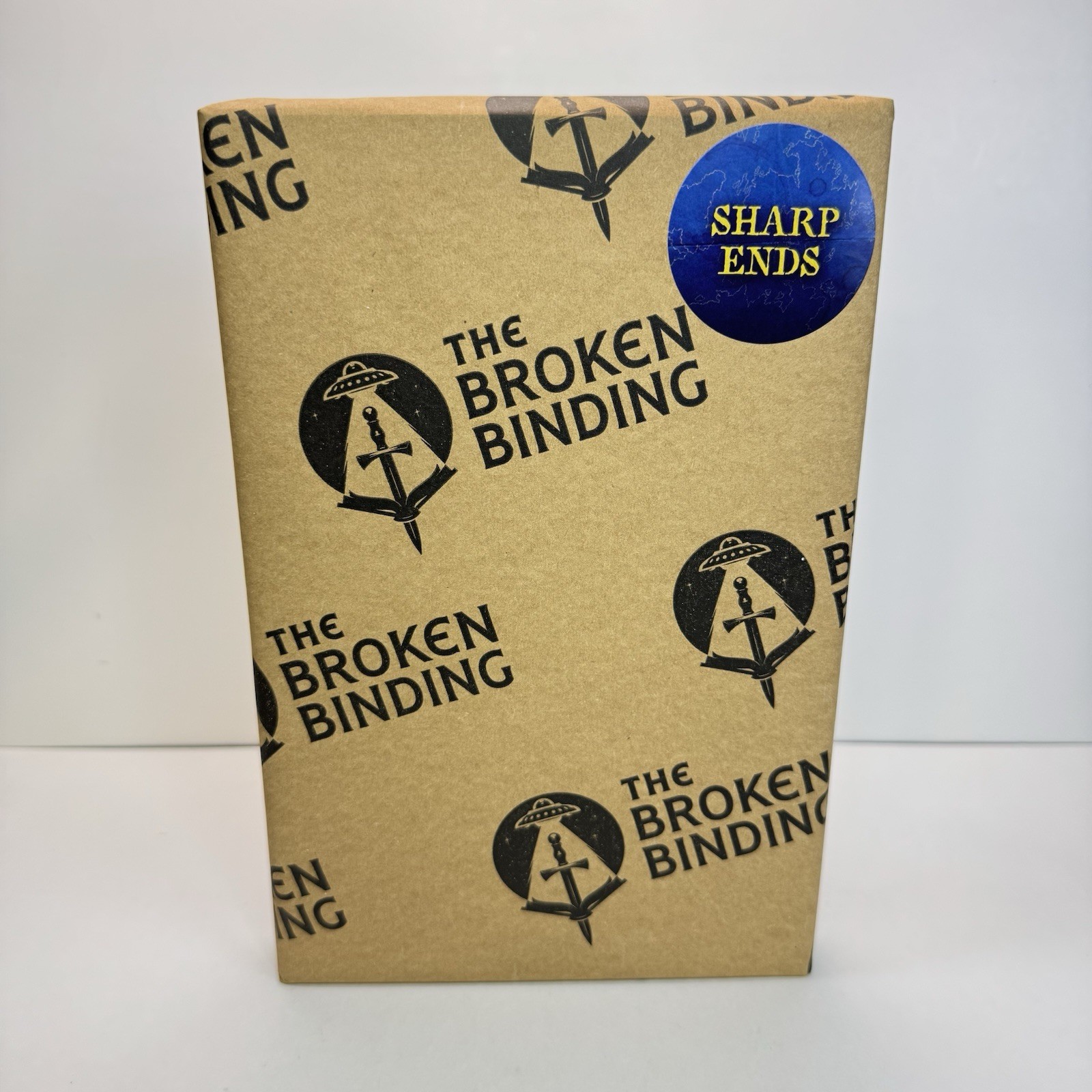 Sharp Ends Joe Abercrombie The Broken Binding Stenciled Edges SIGNED Hardcover