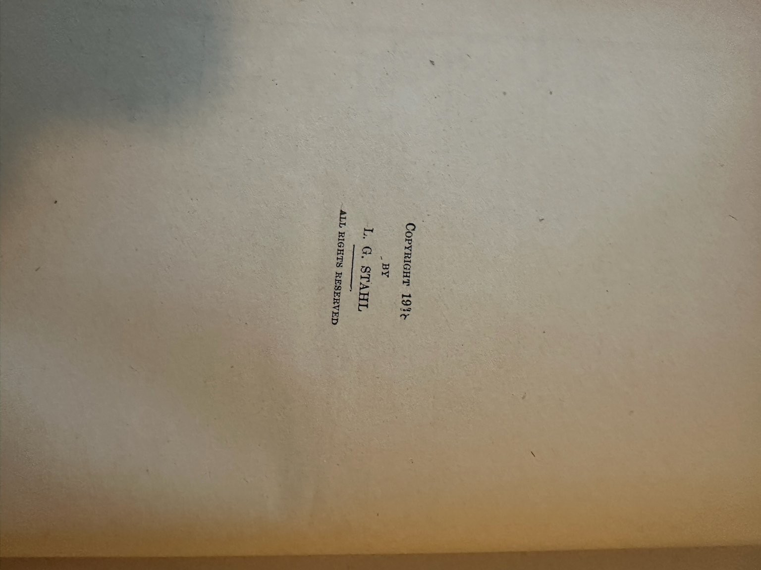 The Farmer’s Home Library L.G. Stahl 1914 Illustrated Antique Book