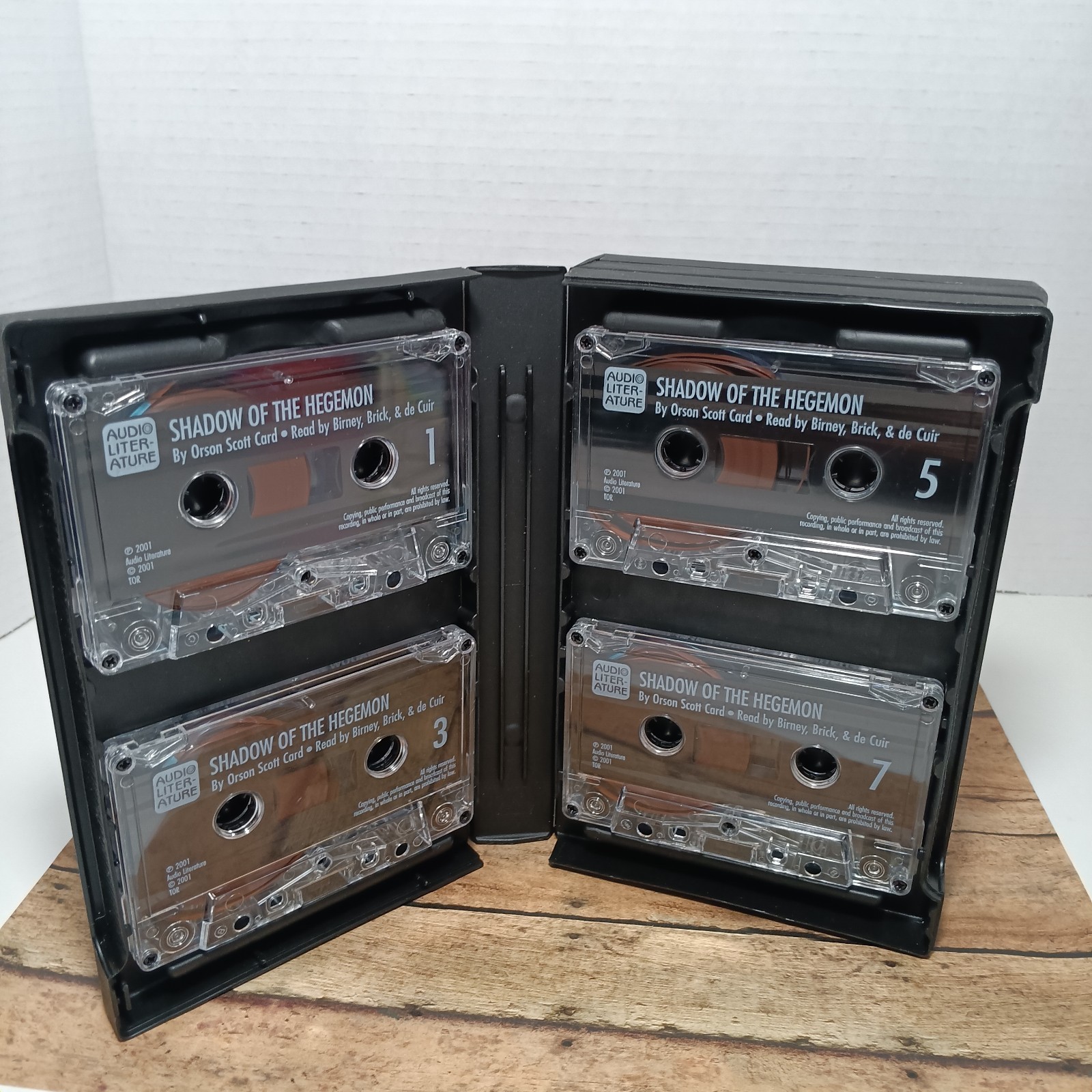 Orson Scott Card Ender’s Game & Shadow of the Hegemon Audiobooks Cassette 2001