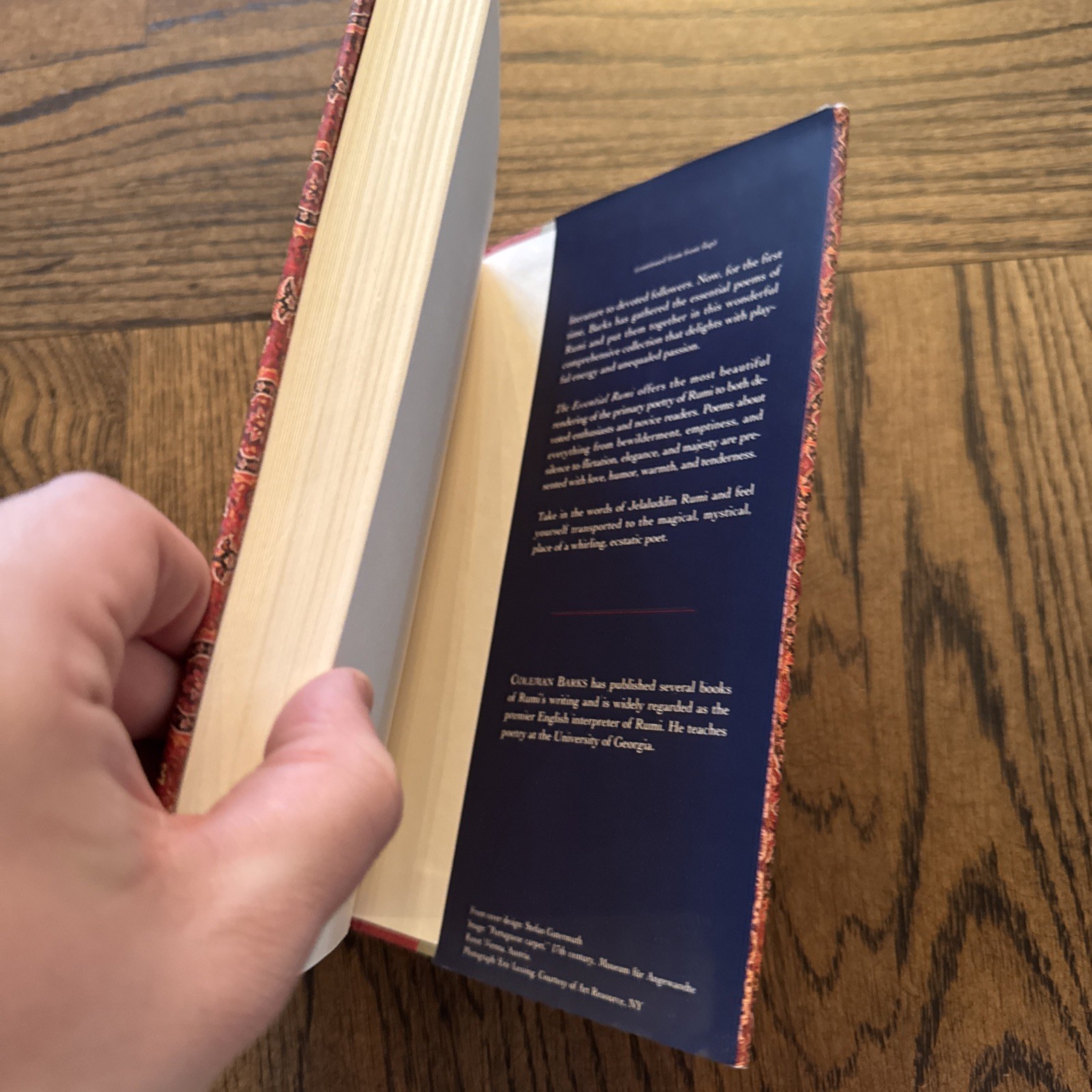 The Essential Rumi – Hardcover By Jalal al-Din Rumi HC DJ