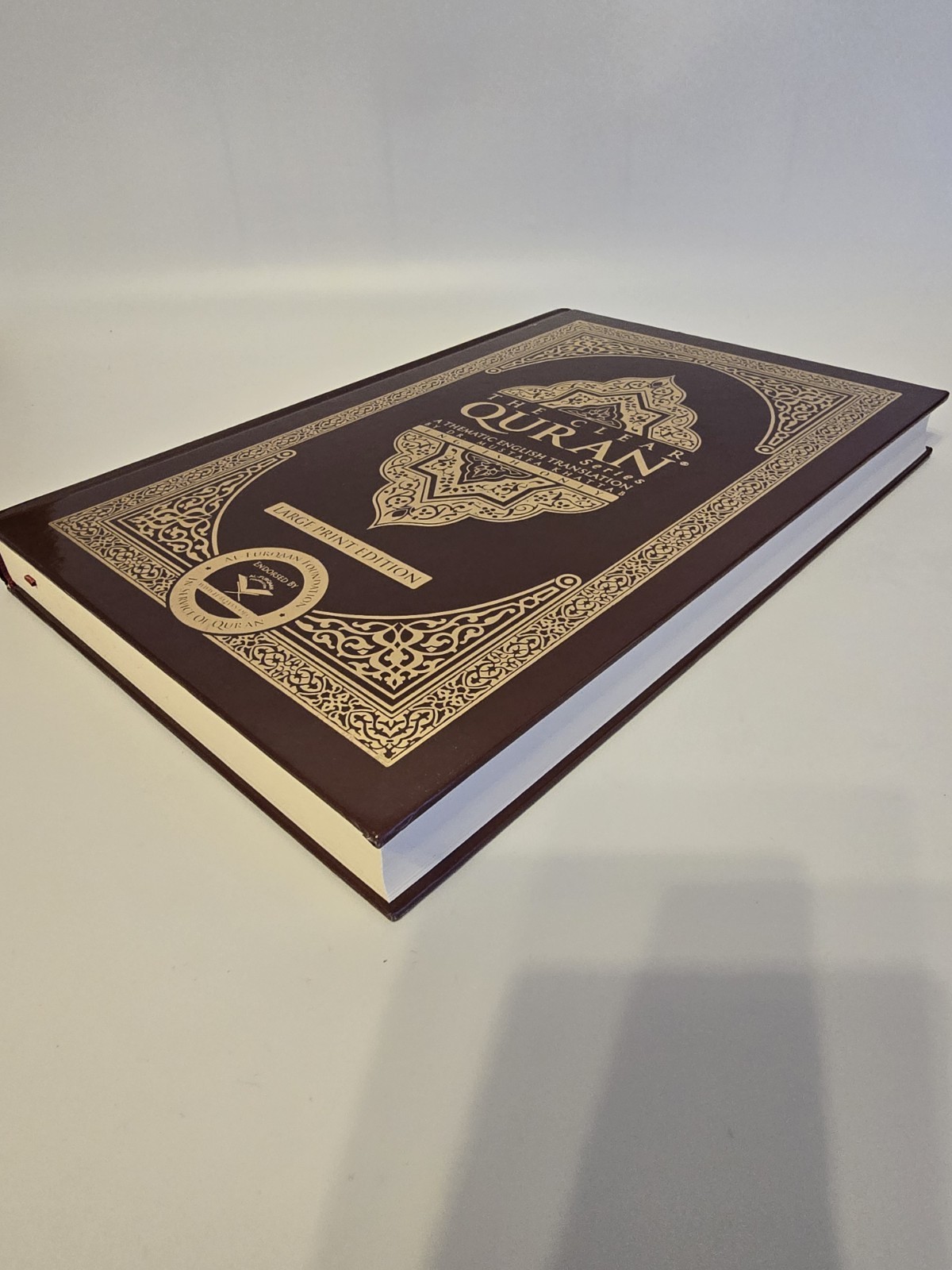 The Clear Quran Large Print 9×14 Hardcover Dr Mustafa Khattab English