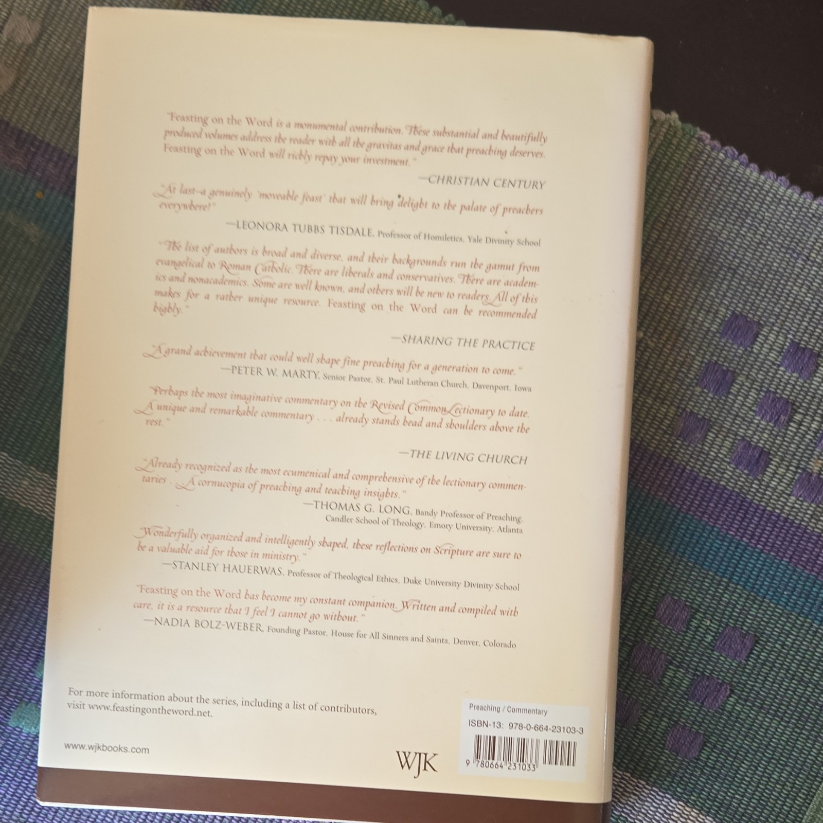 Feasting on the Word Year C Volumes 1-4 Hardcover Worship Bartlett Taylor
