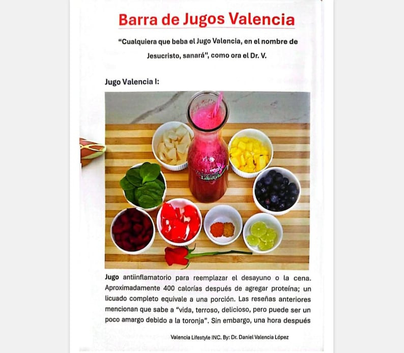 Dr Valencia Diet Libro 2 | Complete Spanish Diet Guide |Paperback book